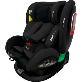Cadeira Auto I-Size 40-150cm Isofix Rotativa Preta Starfix