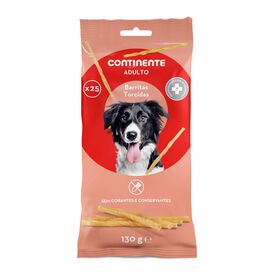Snack para C&atilde;o Adulto Barritas Torcidas Continente