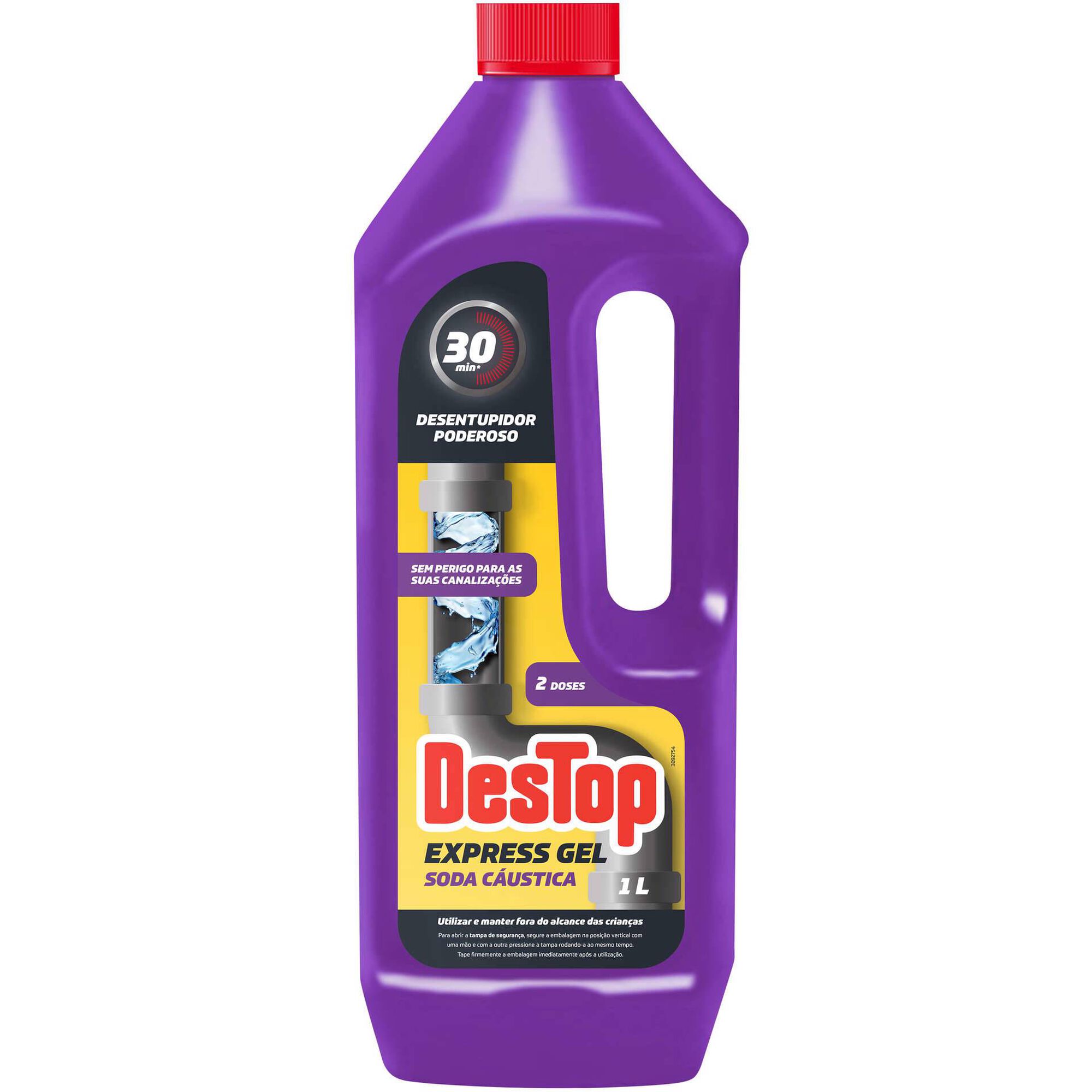 Desentupidor Canos Gel Express - emb. 1 lt - Destop