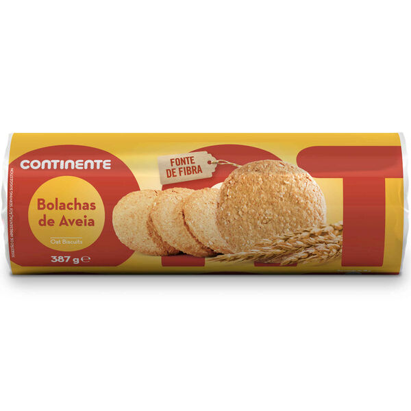 Bolachas de Aveia Continente