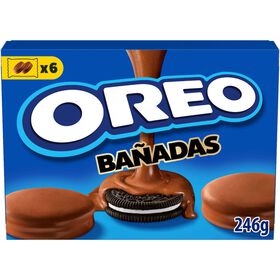 Bolachas de Chocolate Cobertas com Chocolate de Leite Oreo