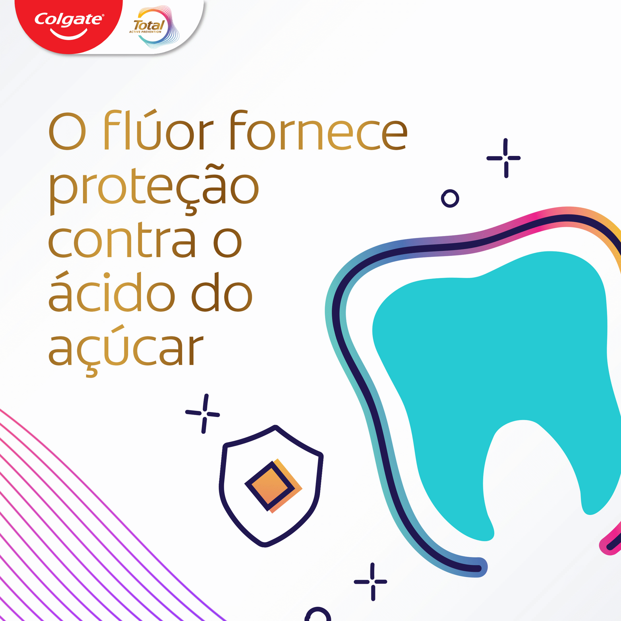 Pasta de Dentes Júnior Proteção Total 7 a 12 Anos
