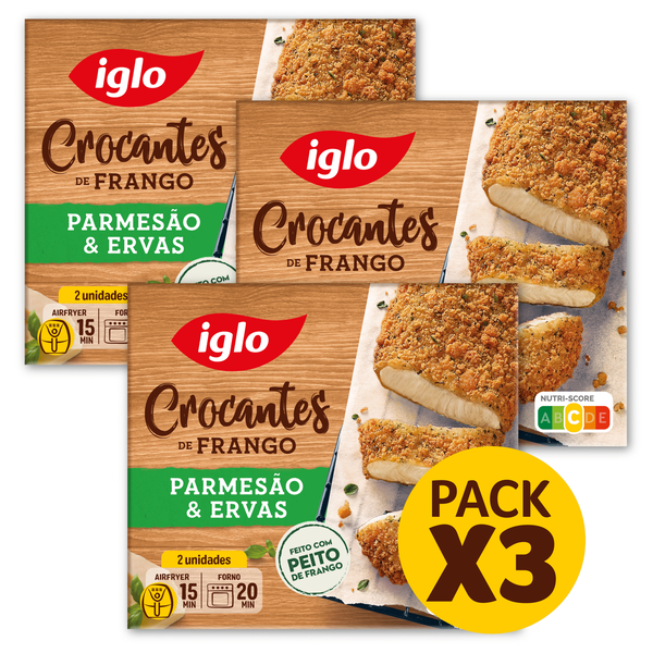 Crocantes de Frango Parmesão e Ervas