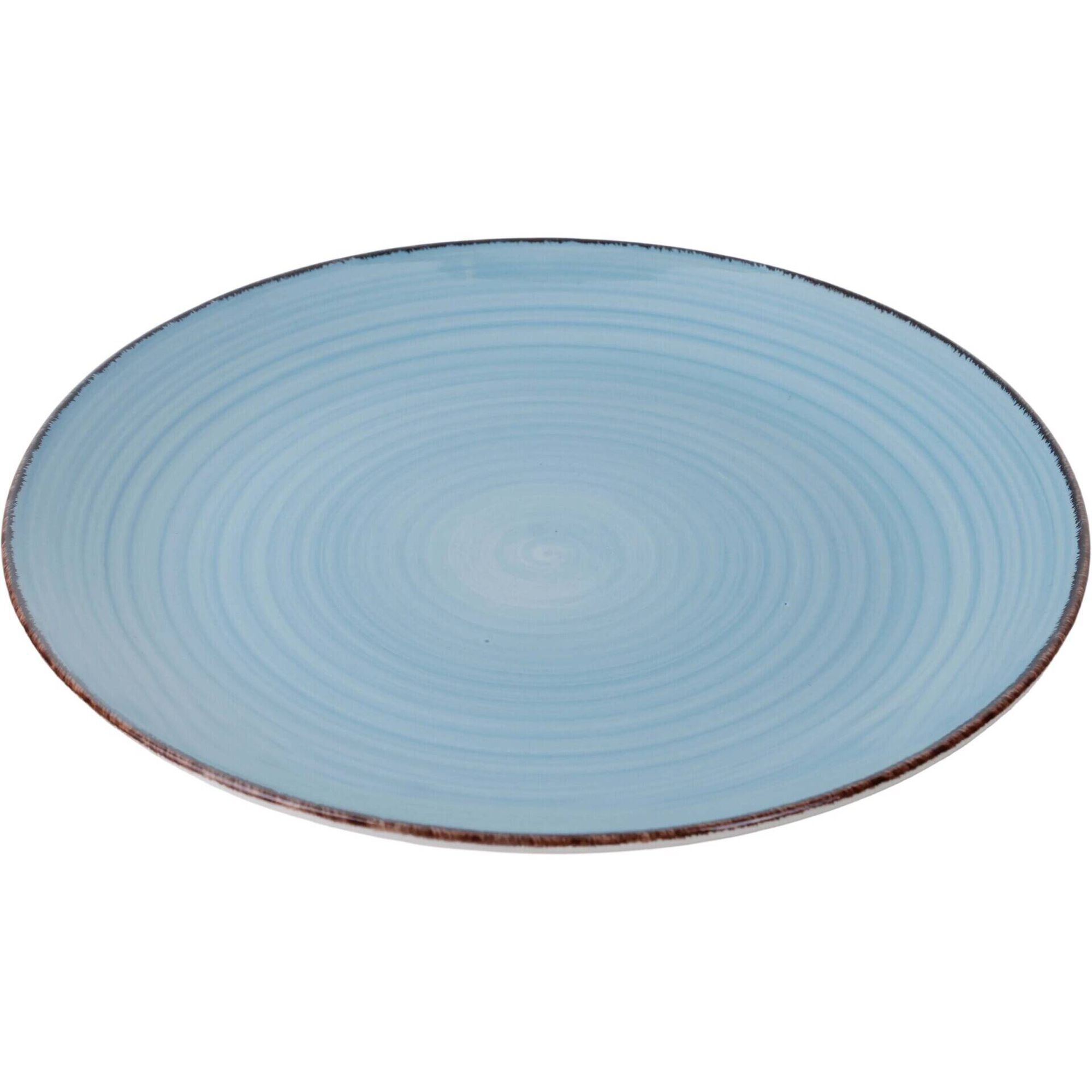 Servi&ccedil;o de Mesa 4 Pessoas Azul Seia Rustic Country Kasa