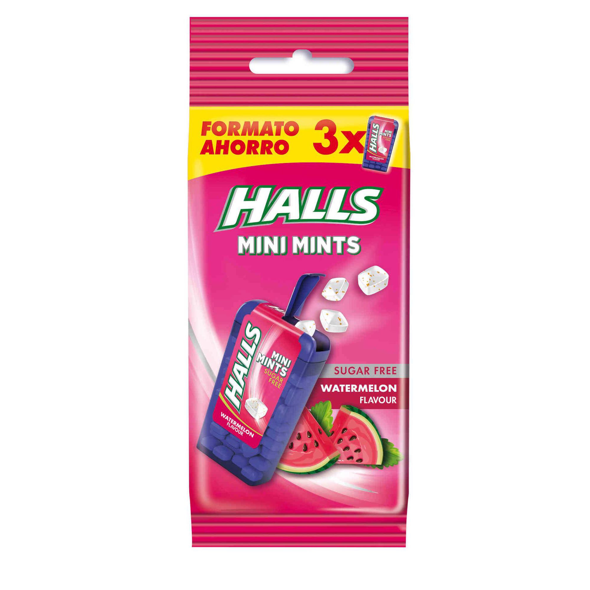 Rebuçados Mini Mints de Melancia sem Açúcar Rebuçados Mini Mints de Melancia sem Açúcar