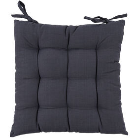 Coxim Quadrado 40x40cm Cinza Escuro Coxim Quadrado 40x40cm Cinza Escuro