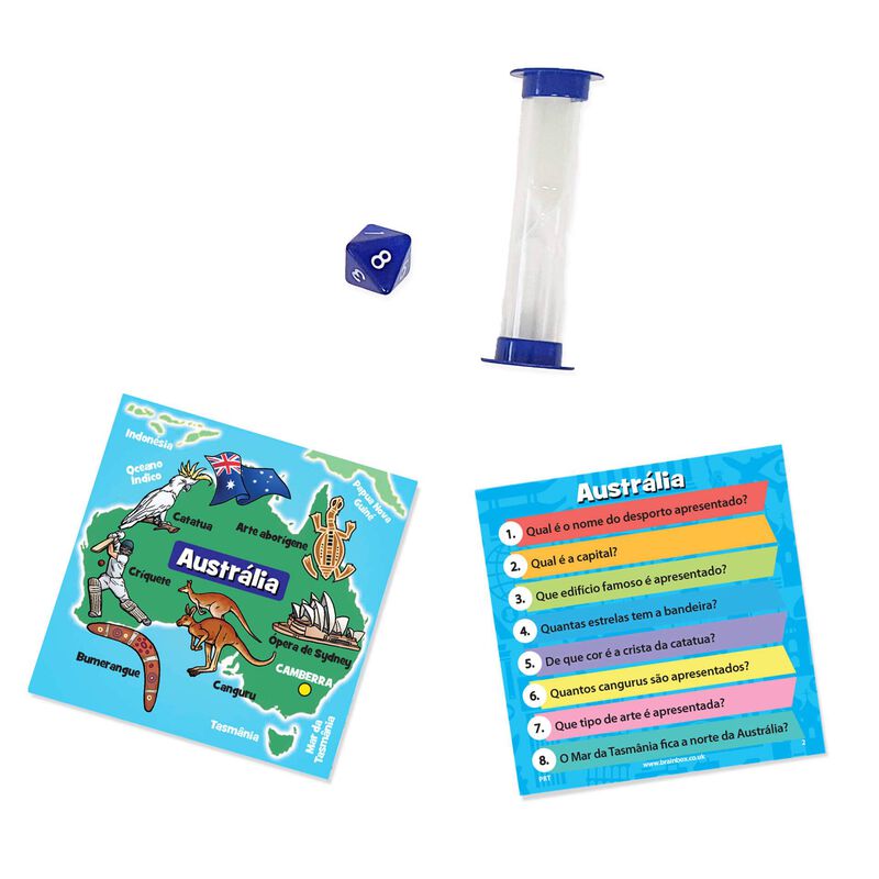 Mebogames - Jogo de Cartas BrainBox - O Mundo