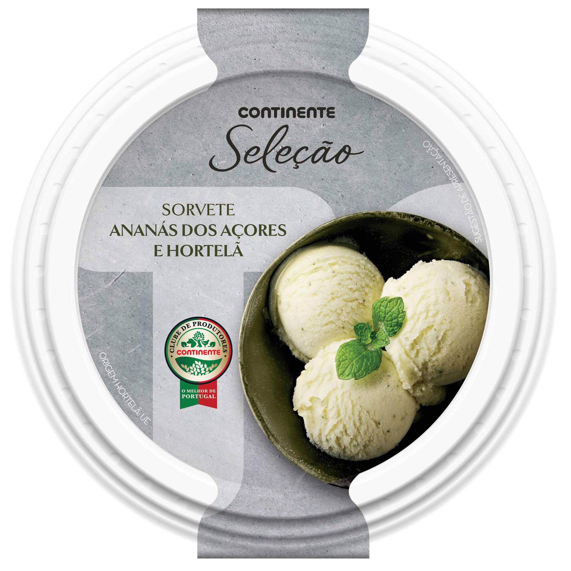 Gelado de Ananás dos Açores e Hortelã Gelado de Ananás dos Açores e Hortelã