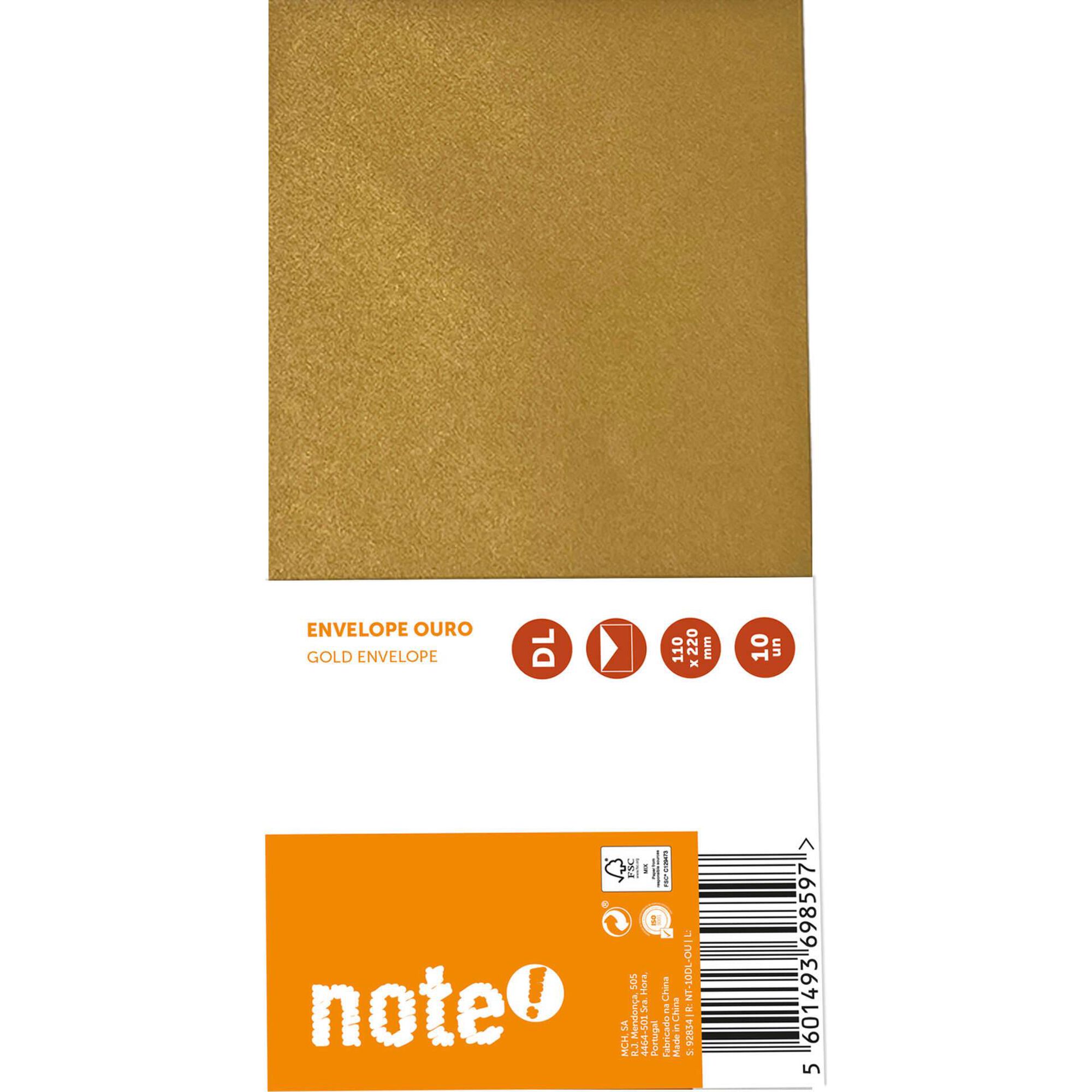 Envelope DL Dourado 110x220cm