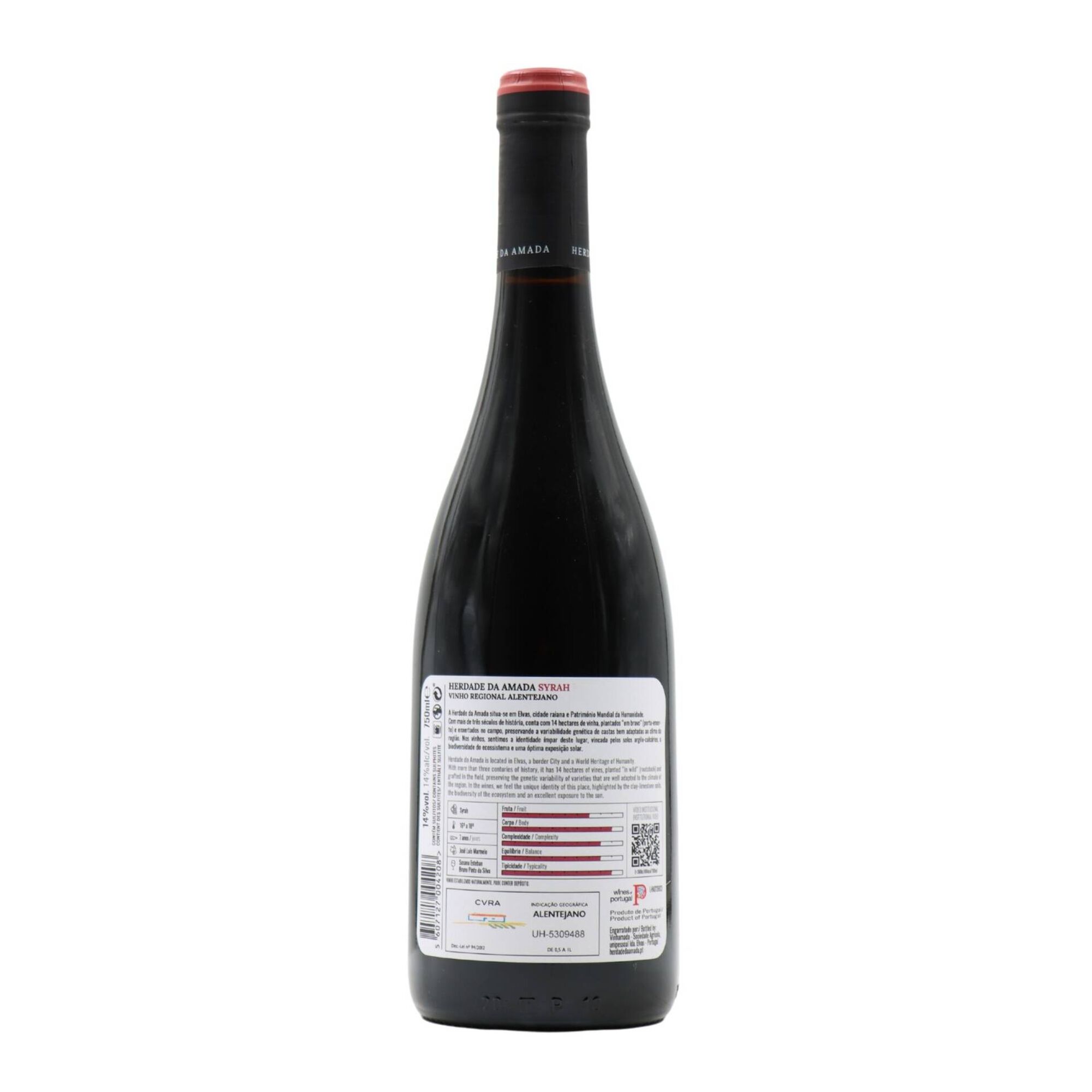 Herdade Da Amada Syrah Alentejano Vinho Tinto