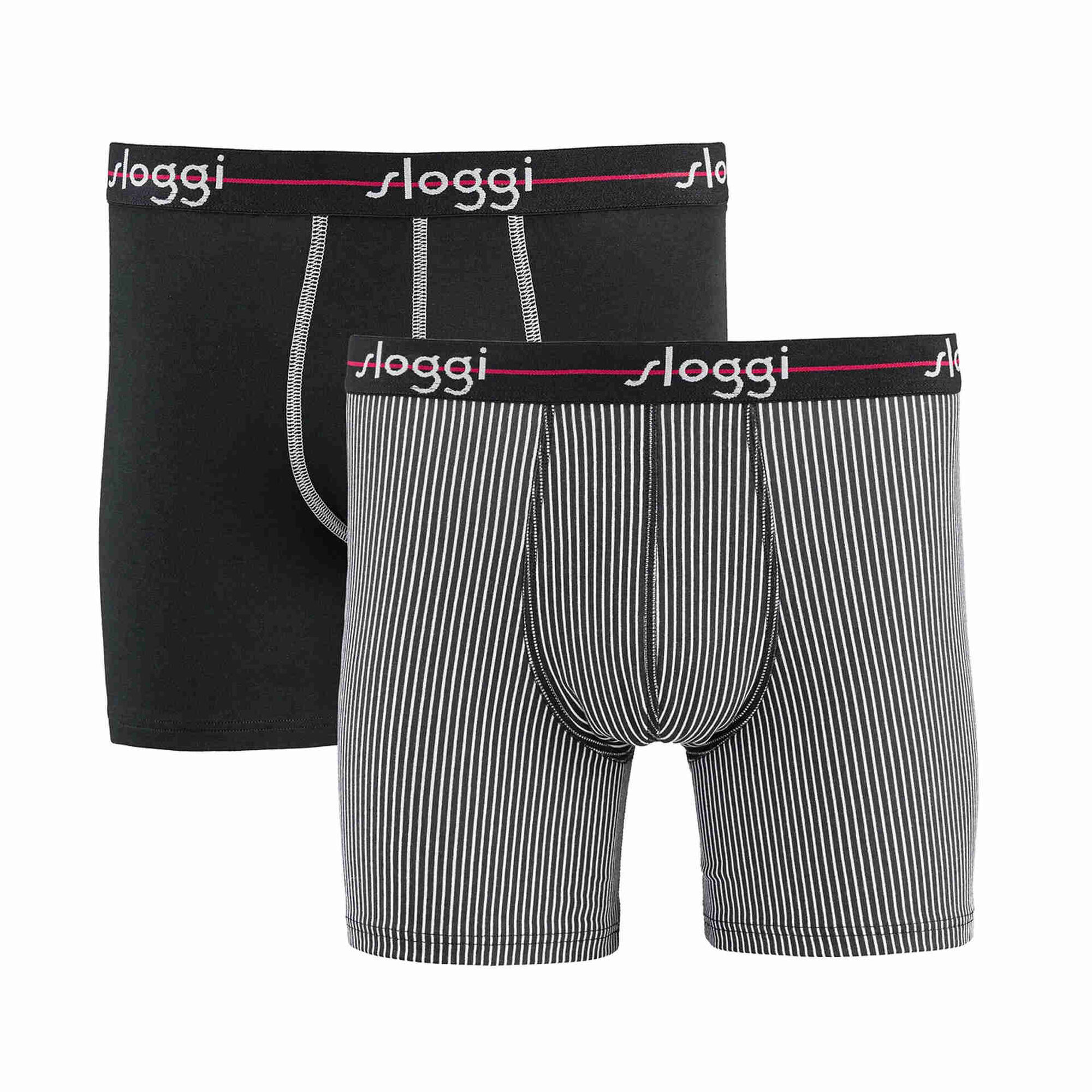 Conjunto 2 Boxers Preto e Branco Homem S