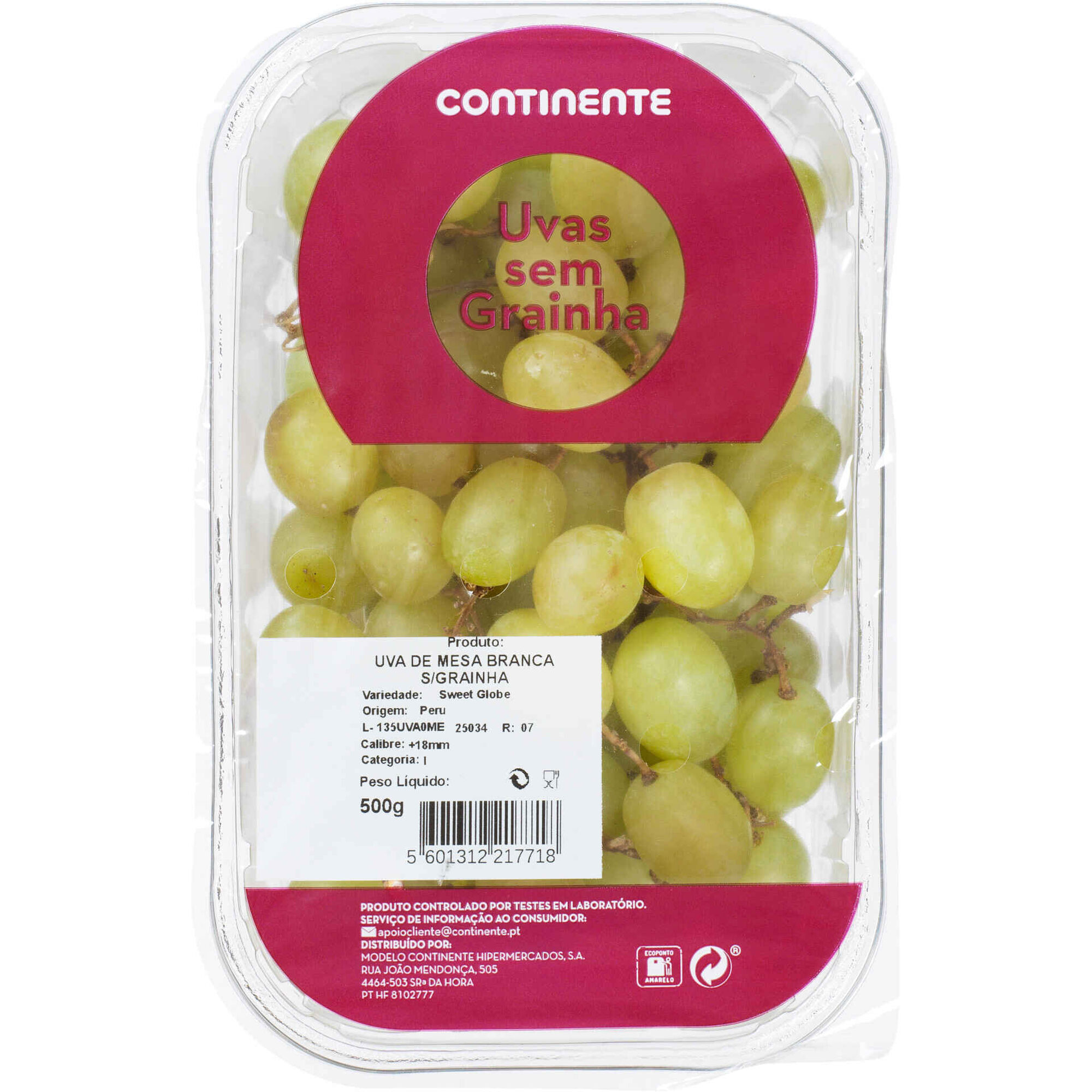 Uva Branca sem Grainha