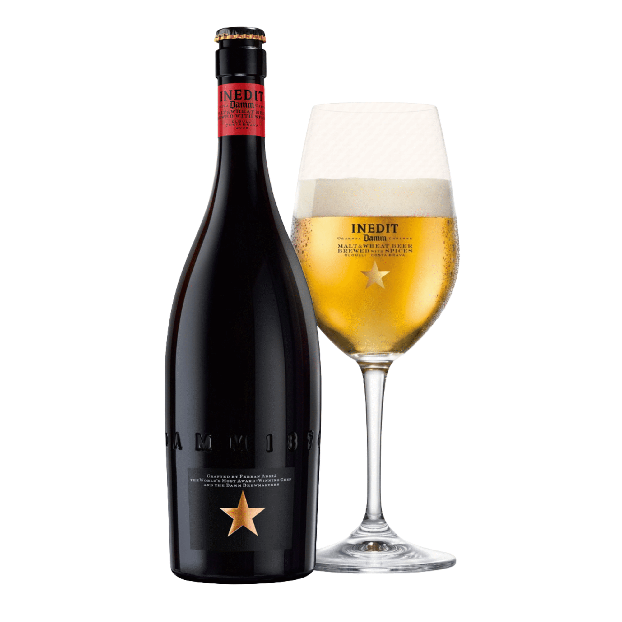 Cerveja com &Aacute;lcool Inedit Estrella Damm