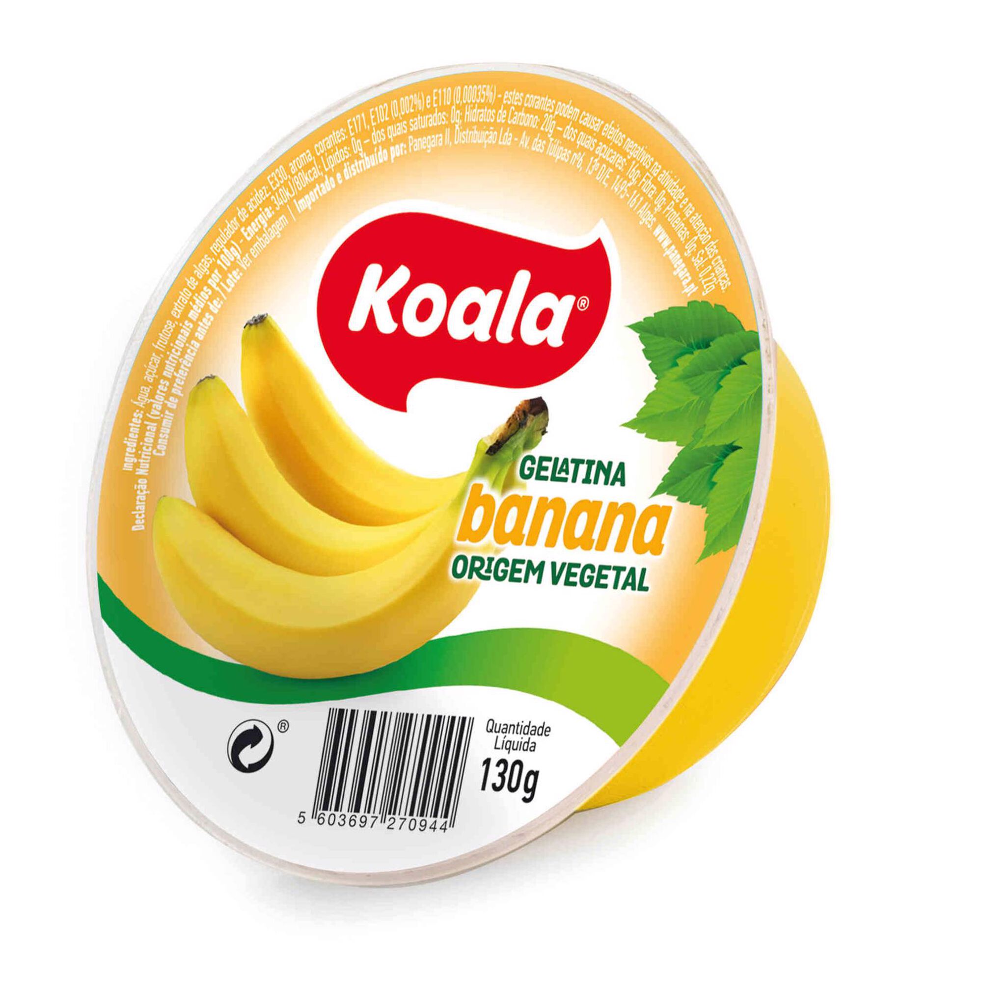 Gelatina Pronta de Banana Gelatina Pronta de Banana