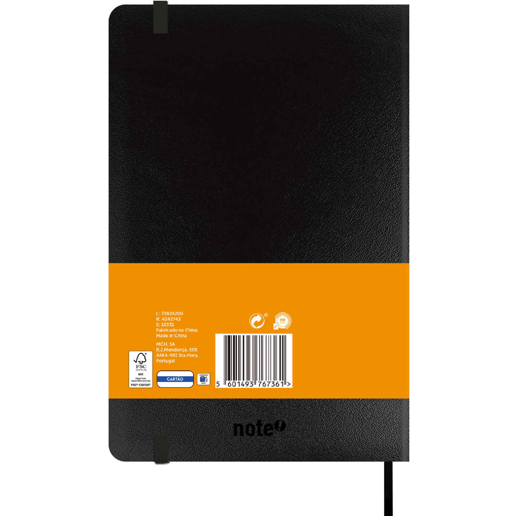Caderno Agrafado com El&aacute;stico A5 Liso Note!