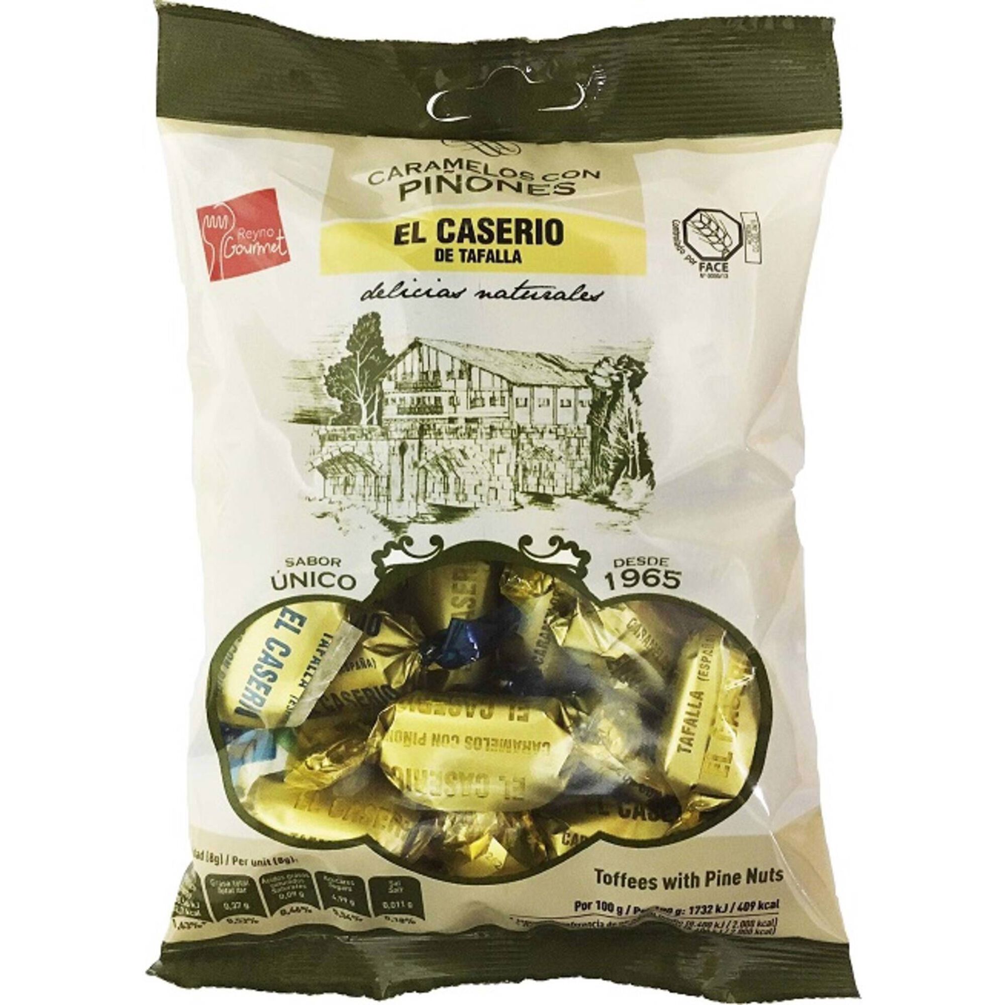 Caramelos com Pinhão sem Glúten