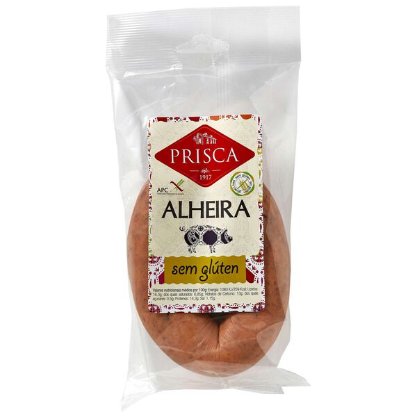 Alheira Tradicional sem Glúten Prisca
