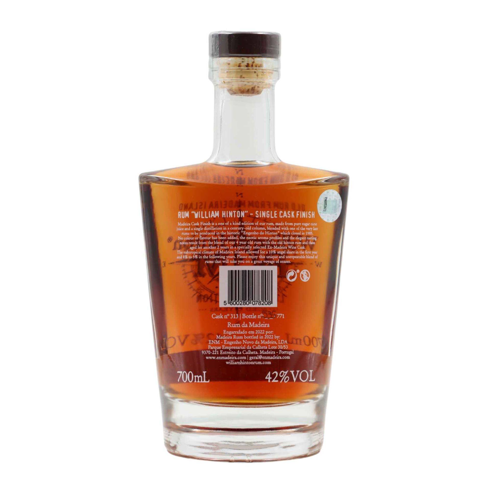 William Hinton Single Cask Madeira Wine Rum