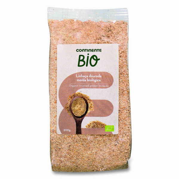 Linhaça Dourada Moída Biológica Continente Bio