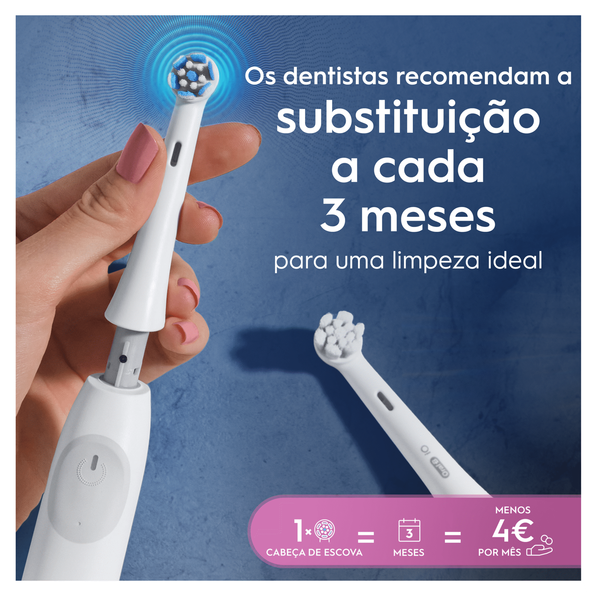 Recarga Escova de Dentes Elétrica iO Gentle Care