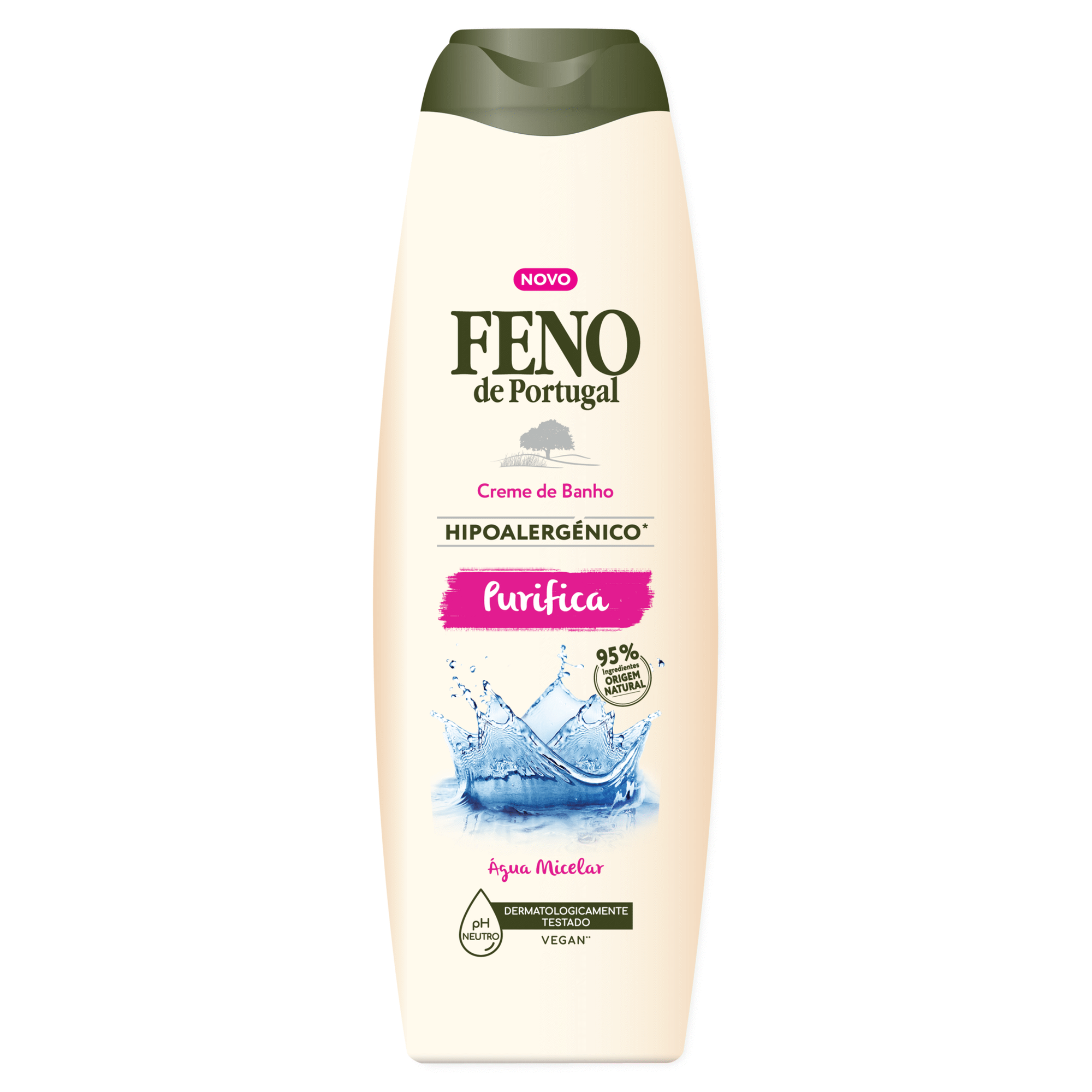 Creme de Banho Hipoalergénico Purifica Água Micelar