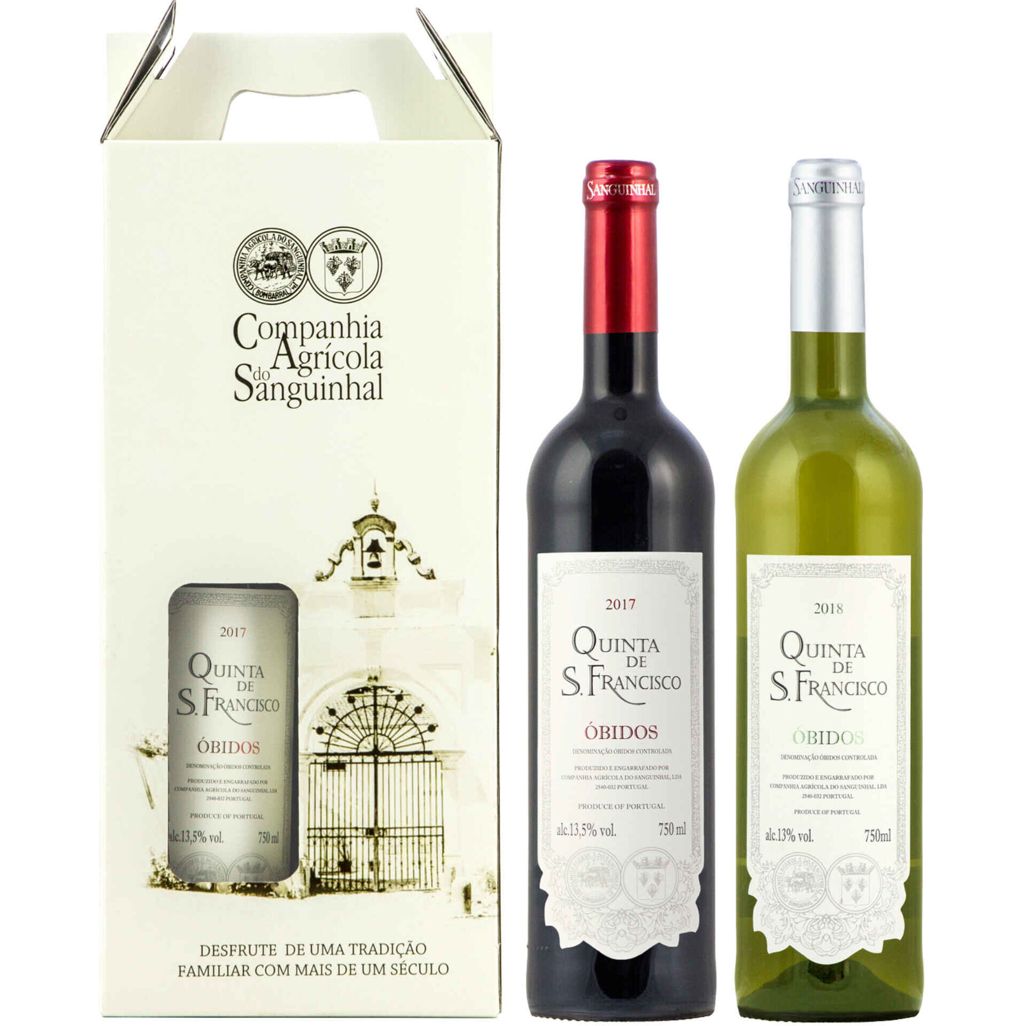 Quinta São Francisco DOC Óbidos Vinho Tinto Conjunto Quinta São Francisco DOC Óbidos Vinho Tinto Conjunto