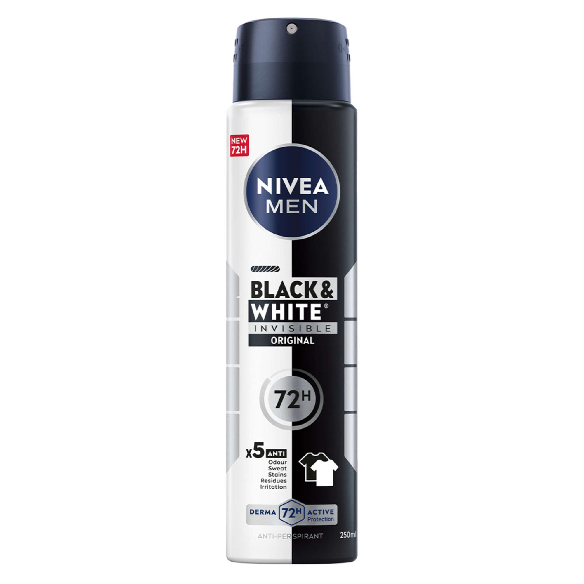 Desodorizante Spray Invisible Black&White Original Nivea Men