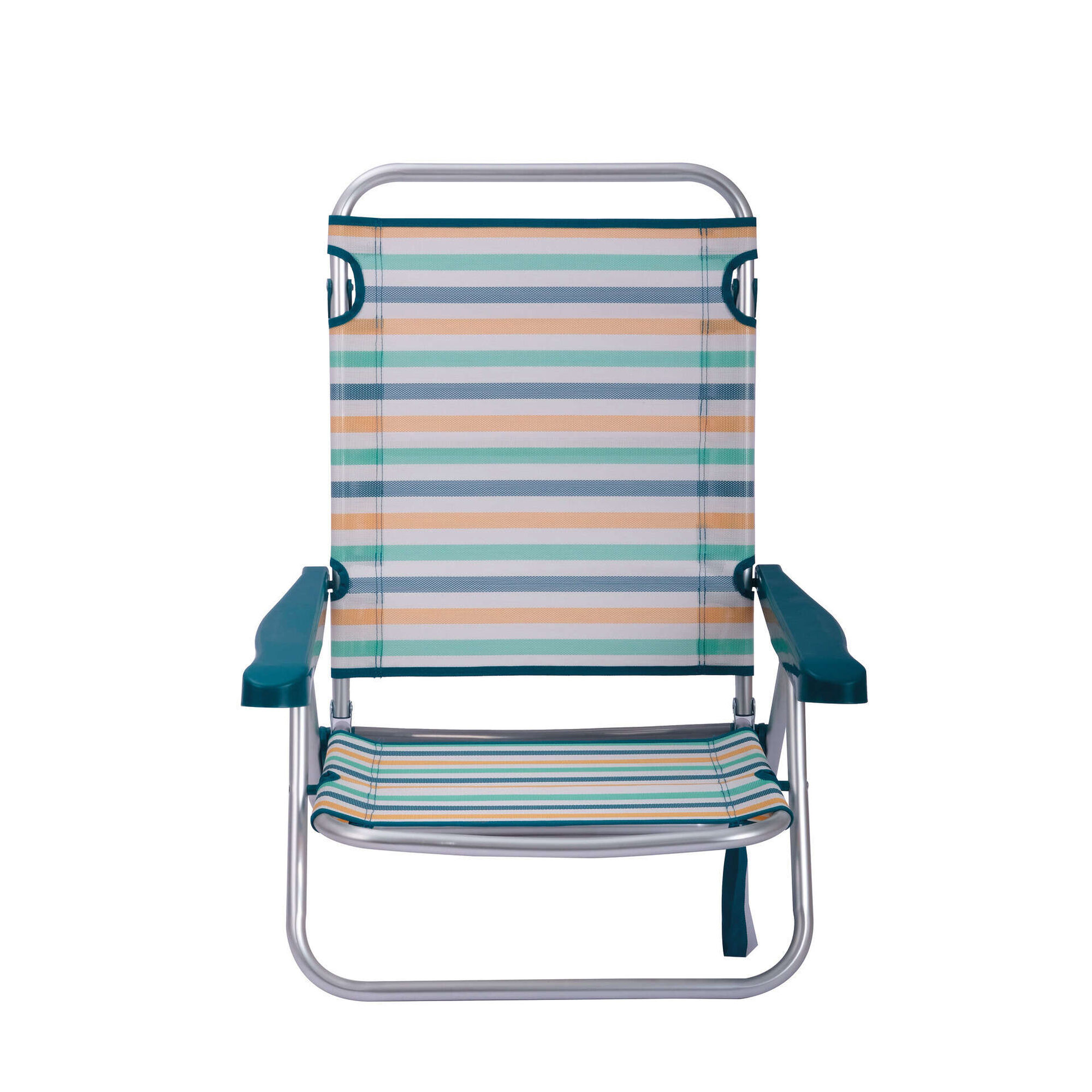 Cadeira de Praia Alumínio Multiposições Pernas Baixas Mar II