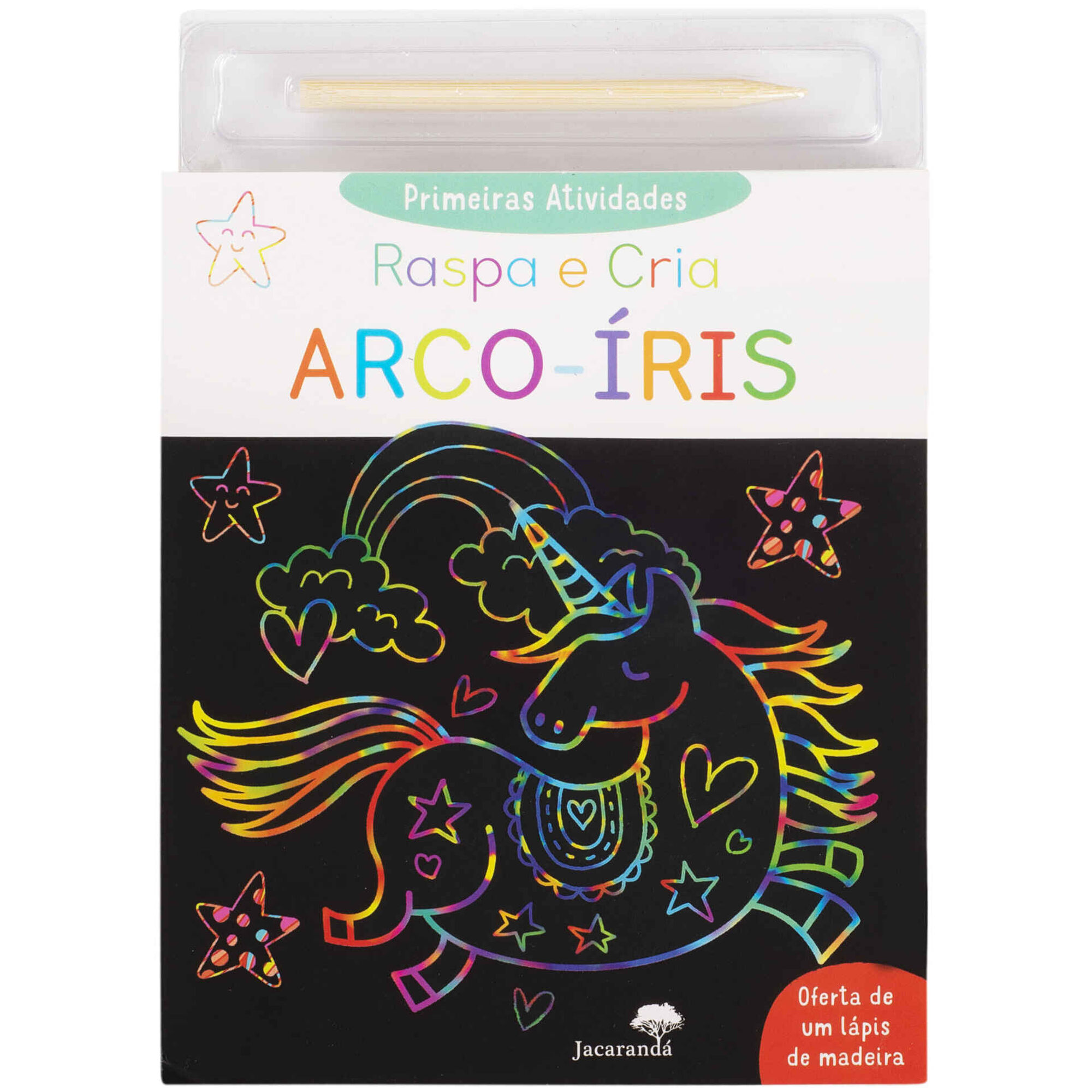 Primeiras Atividades - Raspa e Cria - Arco-Íris Primeiras Atividades - Raspa e Cria - Arco-Íris