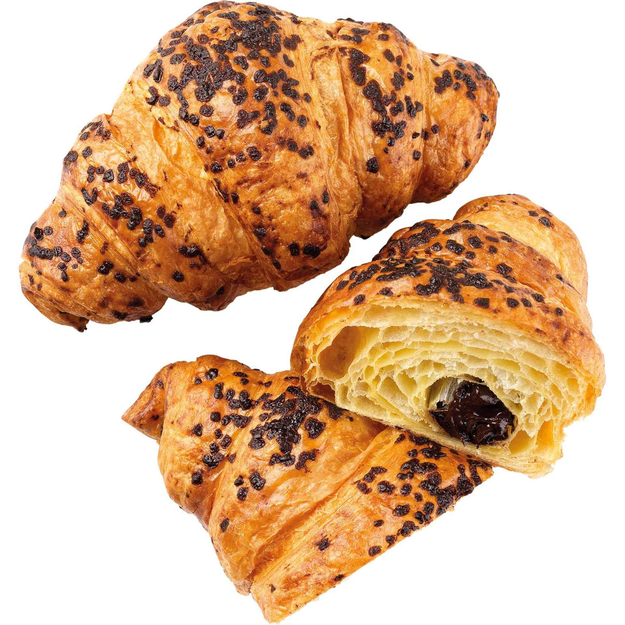 Croissant Folhado com Chocolate Croissant Folhado com Chocolate