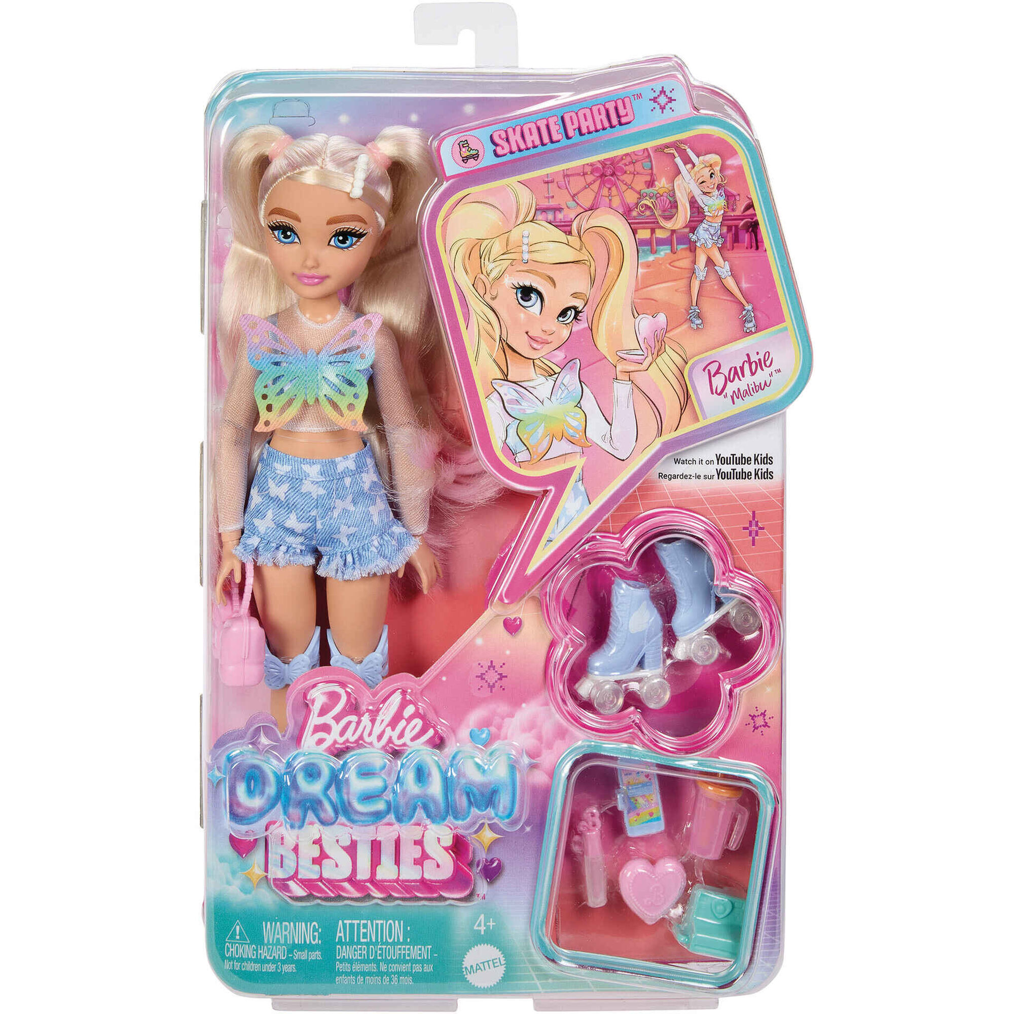 Barbie Dream Besties Malibu de Patins