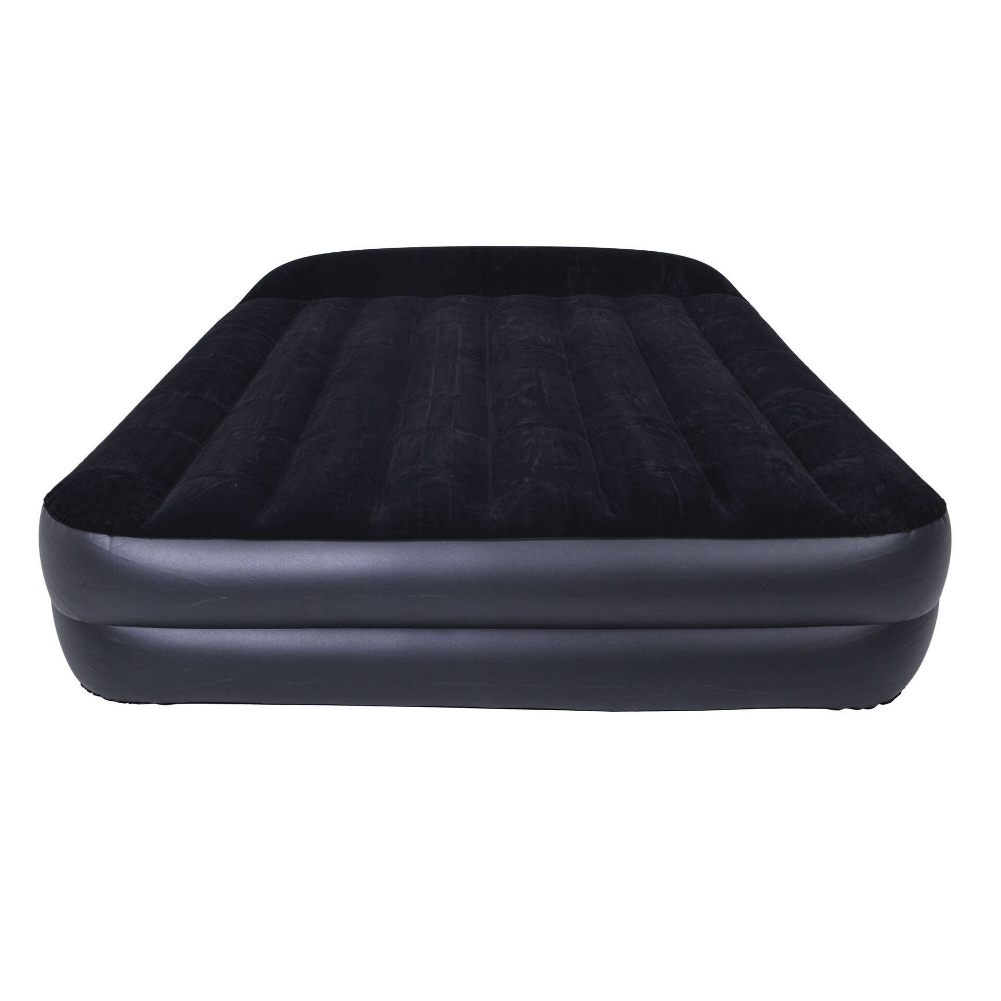 Colchão Insuflável Casal 152x203cm com Bomba Preto