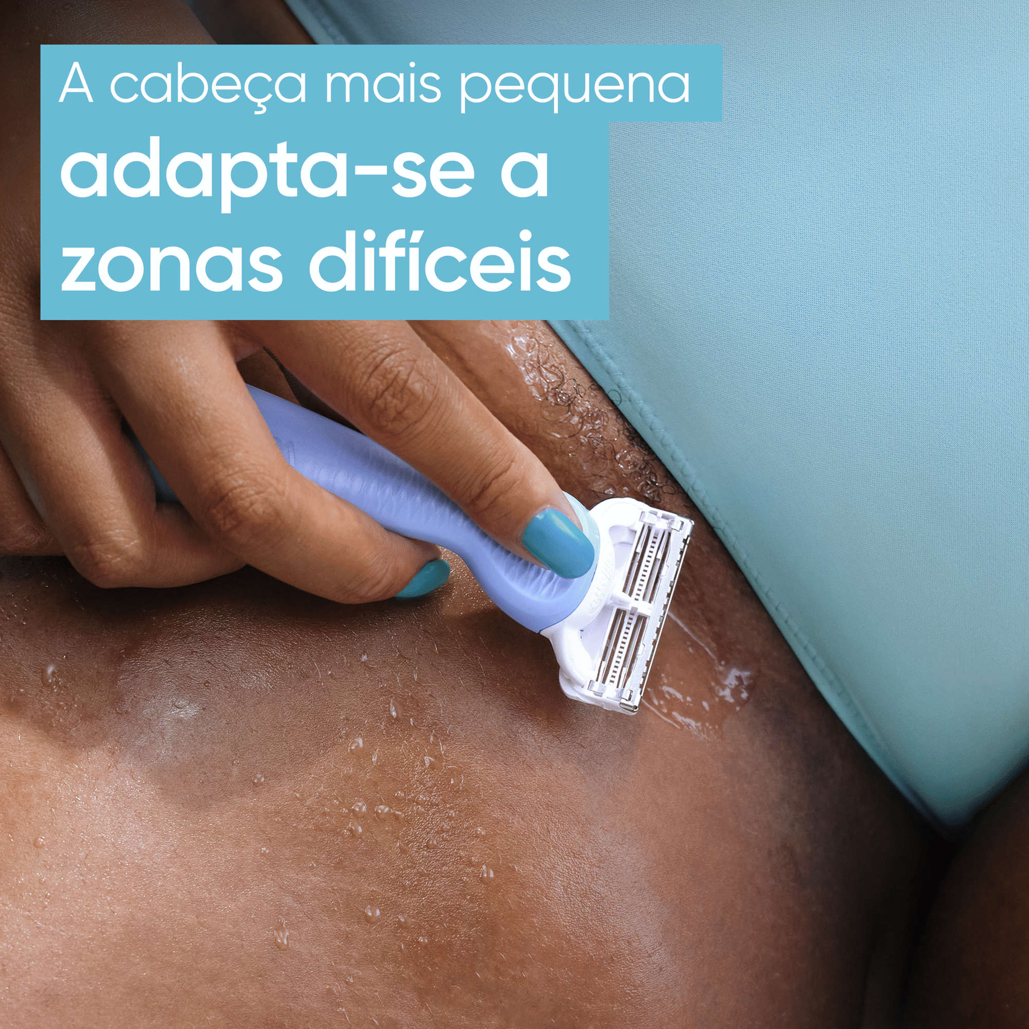 M&aacute;quina Depilat&oacute;ria Zona &Iacute;ntima com 1 Recarga Gillette Venus