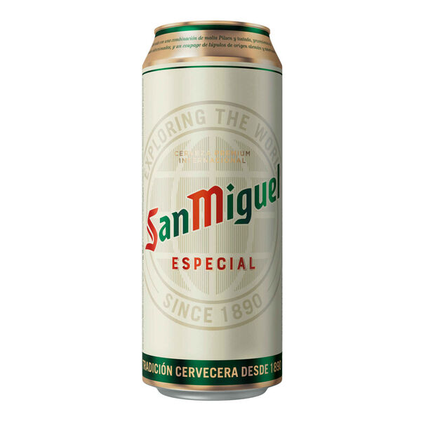Cerveja em Lata com Álcool San Miguel