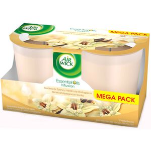 Ambientador Vela Óleos Essenciais Baunilha Air Wick