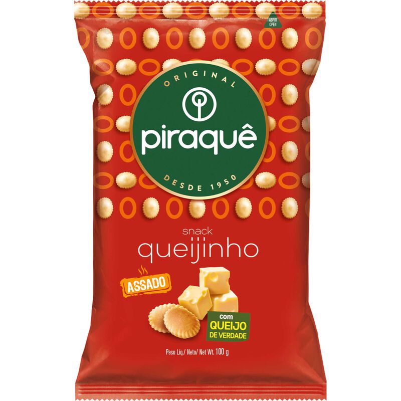 Biscoito Salgadinho Queijinho Piraquê