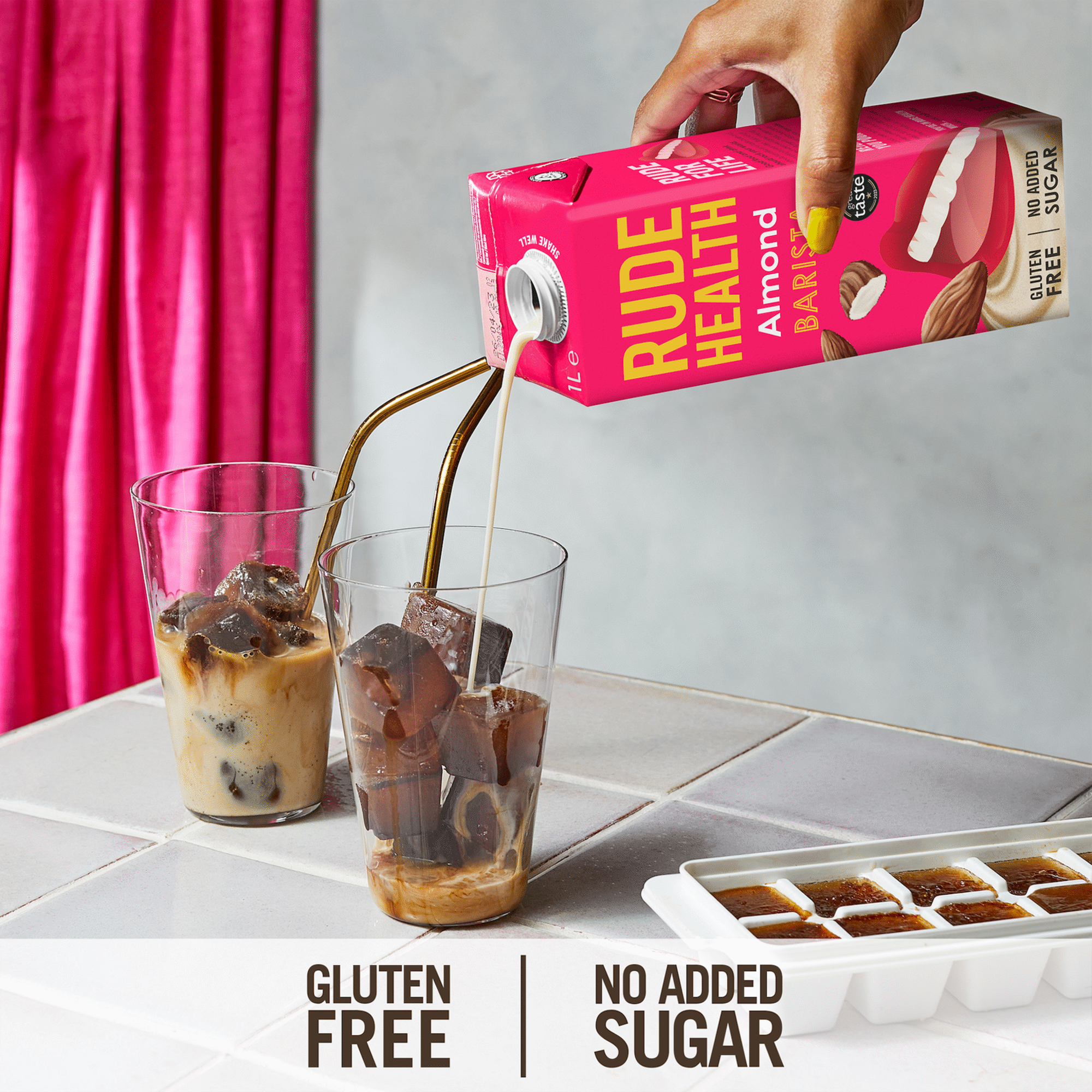 Bebida Vegetal de Am&ecirc;ndoa Barista Rude Health