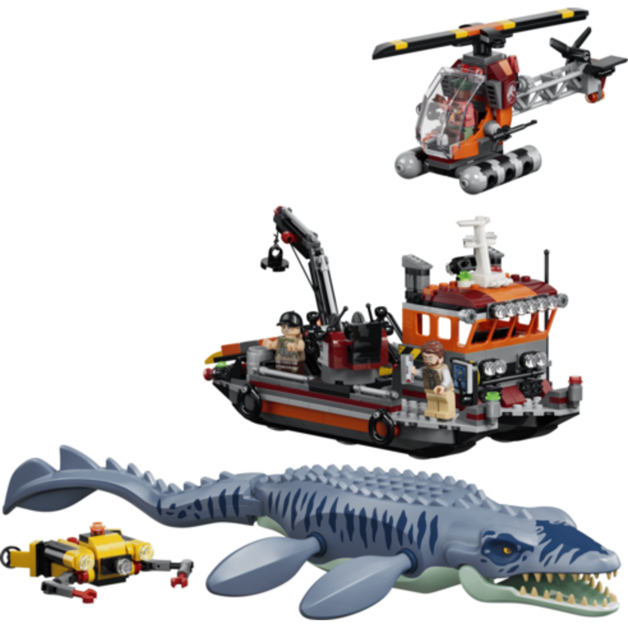 LEGO Jurassic World - Ataque ao Barco do Mosassauro - 77983