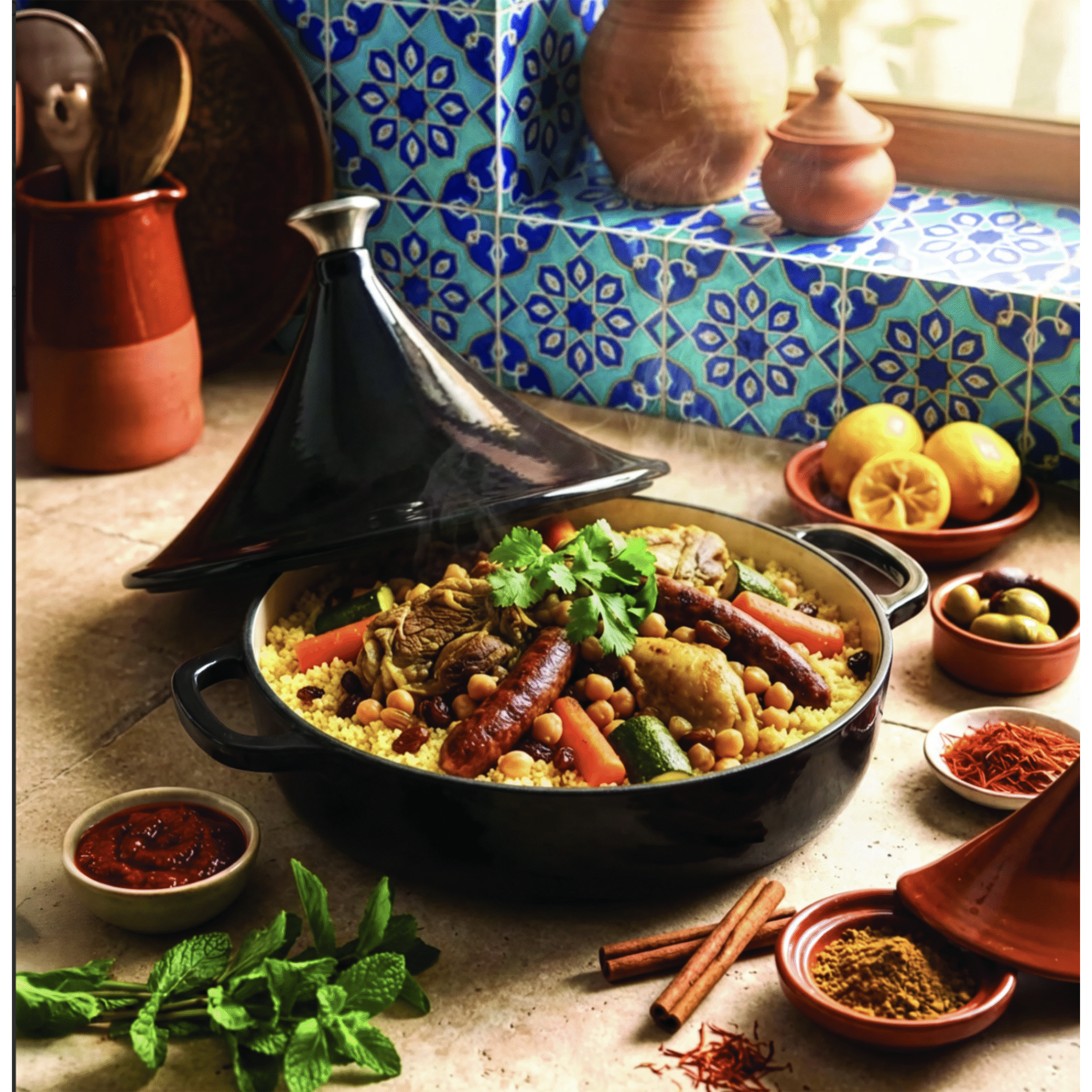 Tagine 28cm Ferro Fundido Kasa