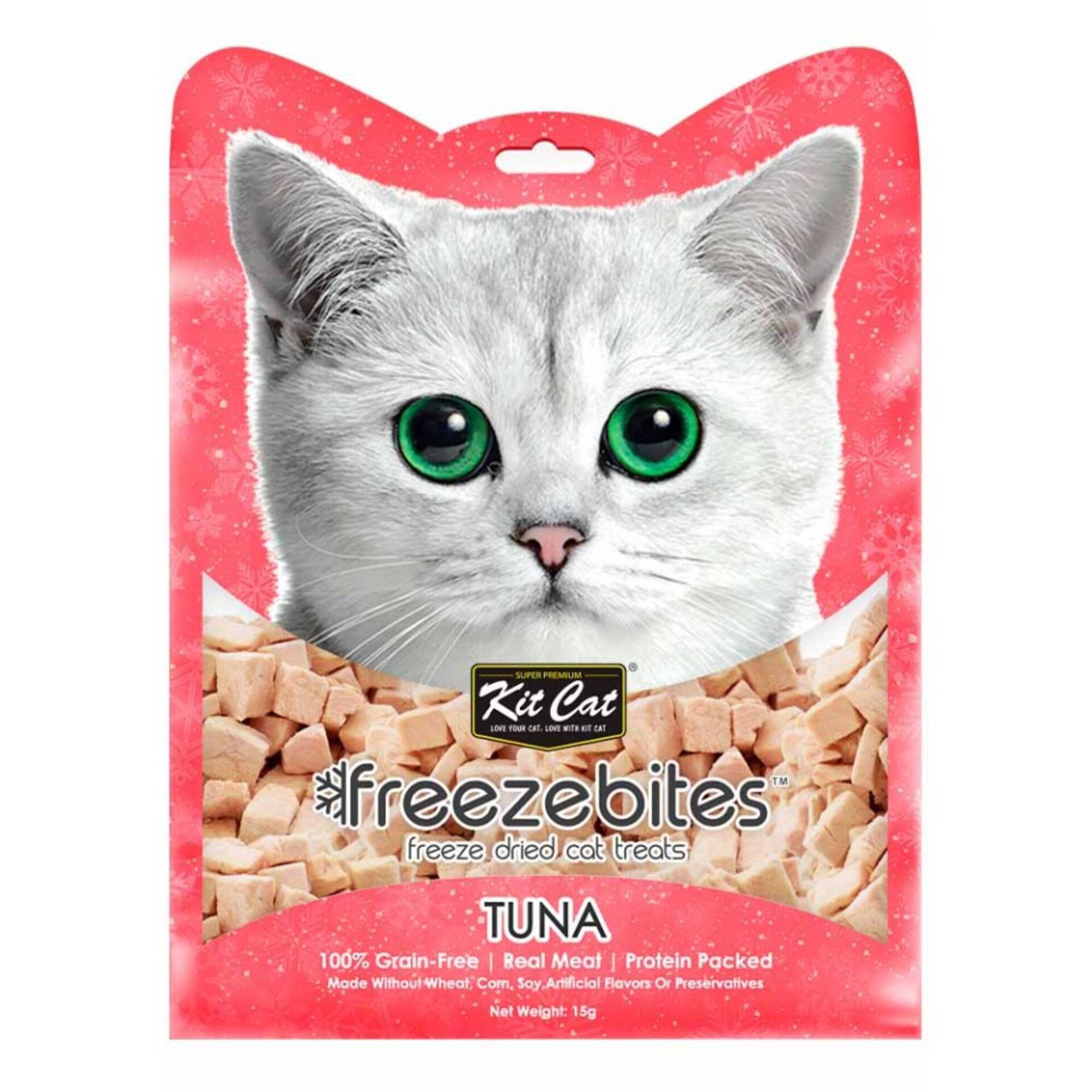 Snack para Gato Freeze Bites Atum Kit Cat