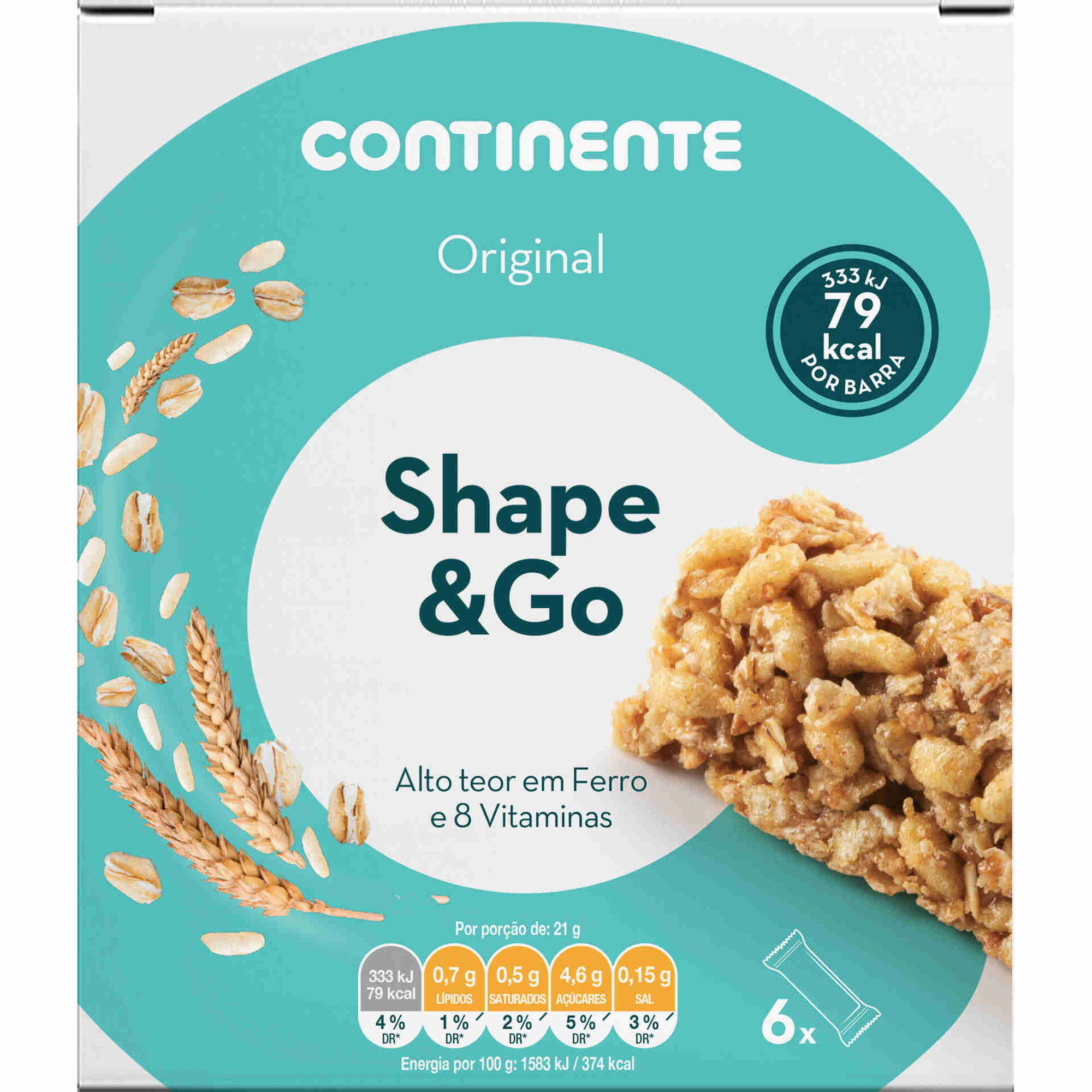 Barras de Cereais Original Shape & Go