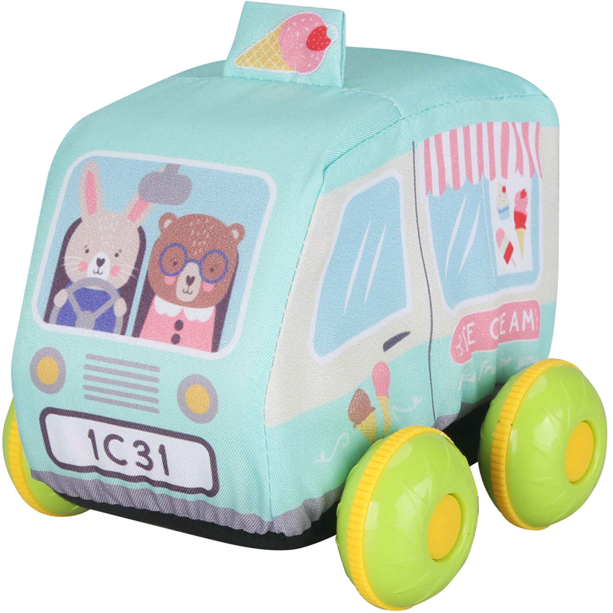 Zoko Happy Bear - O Meu 1&ordm; Carro de Tecido (v&aacute;rios modelos)