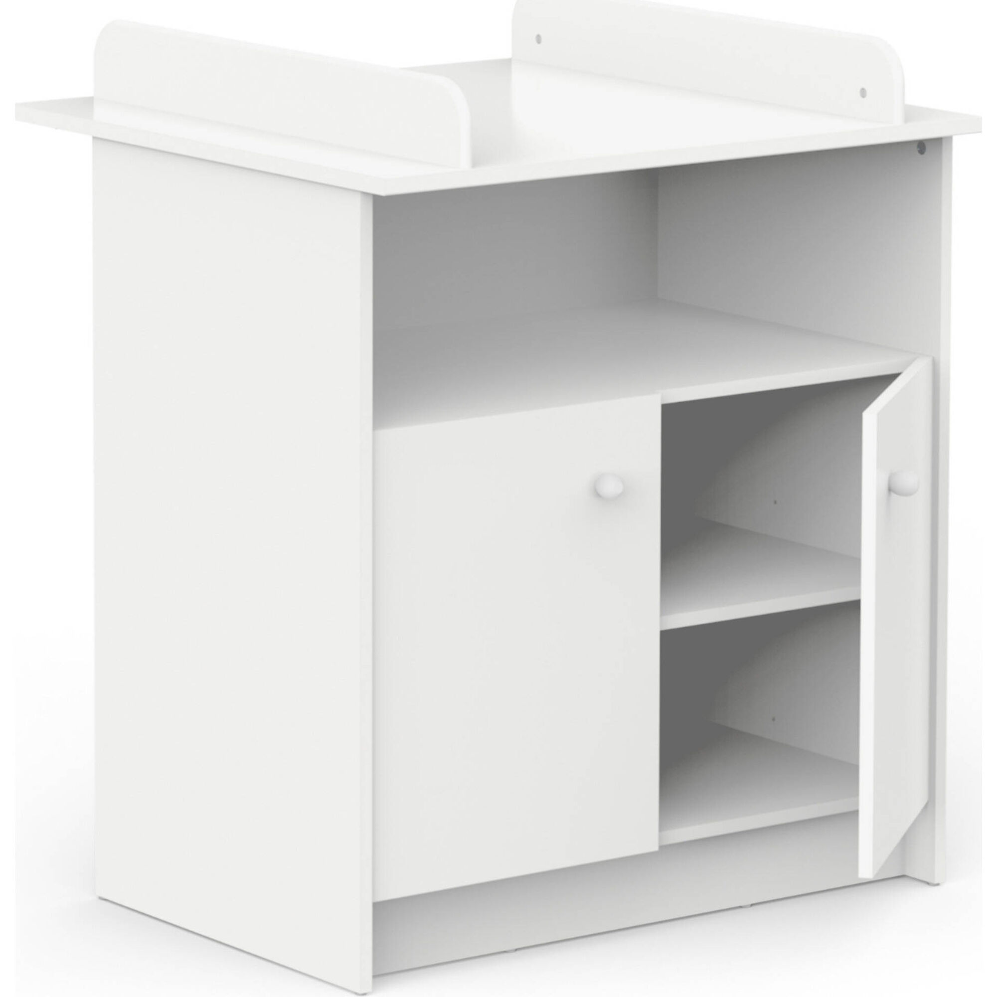 C&oacute;moda com Muda Fralda Branco Helicia