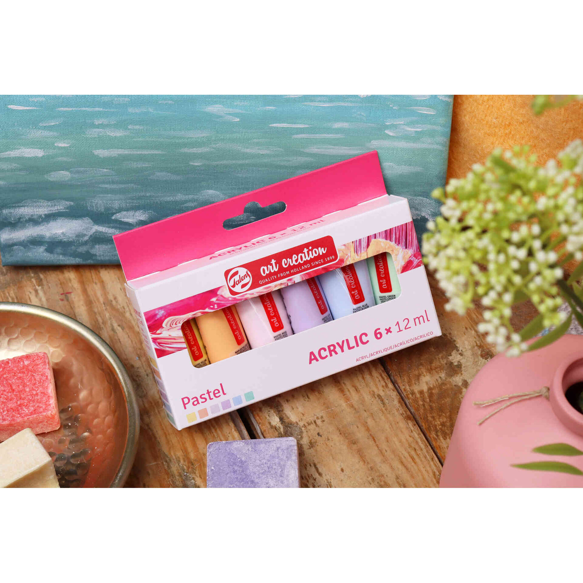 Tinta Acr&iacute;lica Art Creation Pastel 12ml Talens