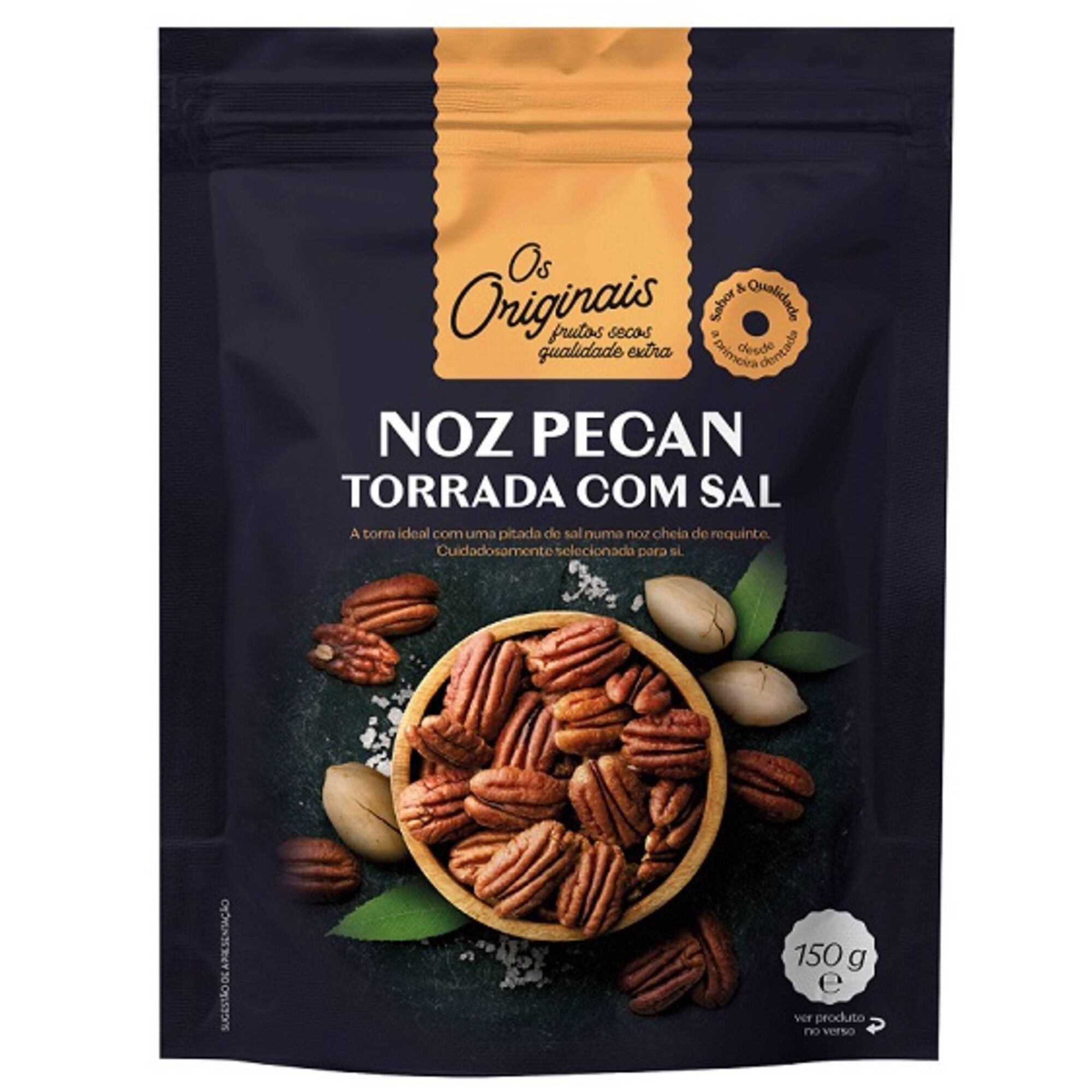 Noz Pecan Torrada com Sal