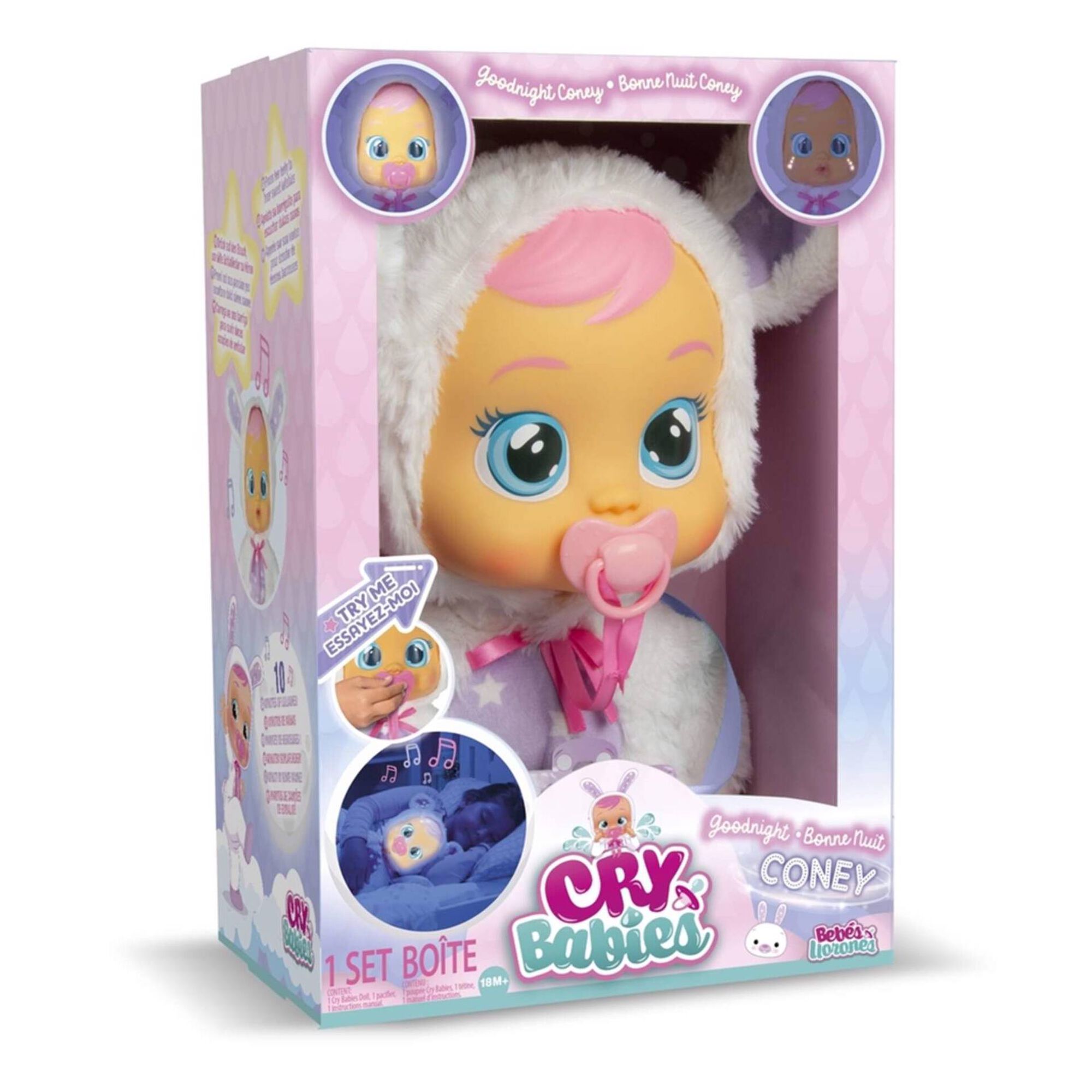 Boneca Cry Babies Boa Noite Coney Boneca Cry Babies Boa Noite Coney
