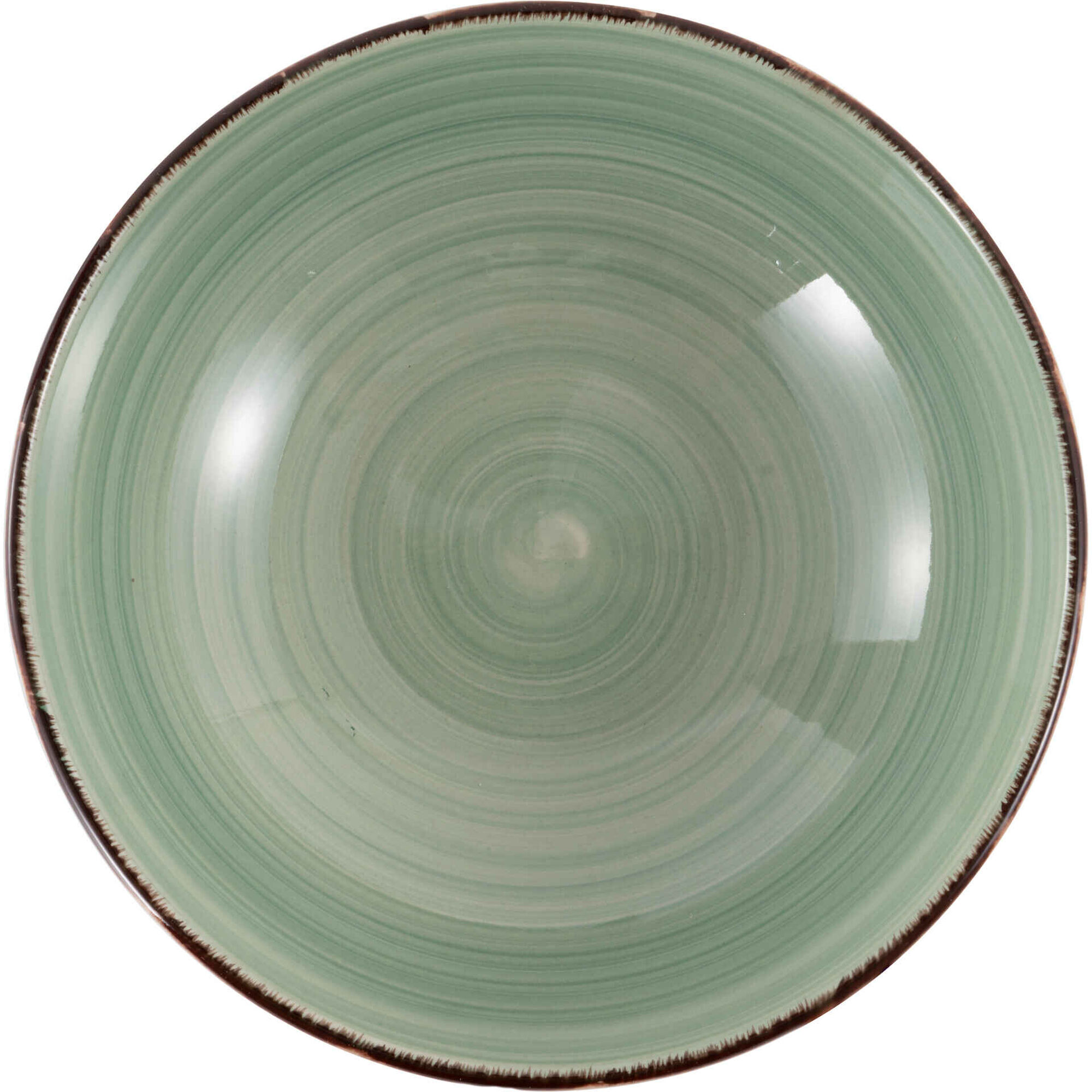 Prato Sopa Handpainted Verde Arouca