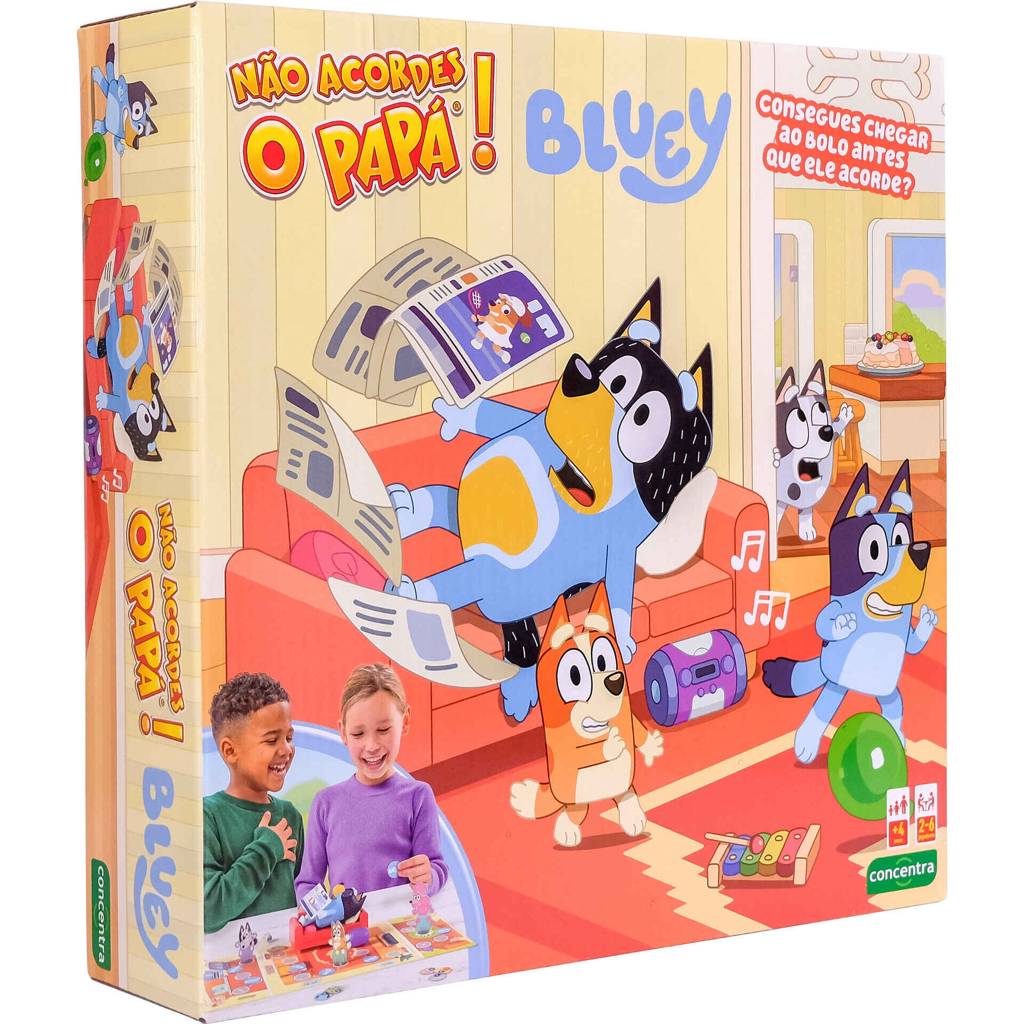 Disney - Figura Bluey N&atilde;o Acordes o Pap&aacute;