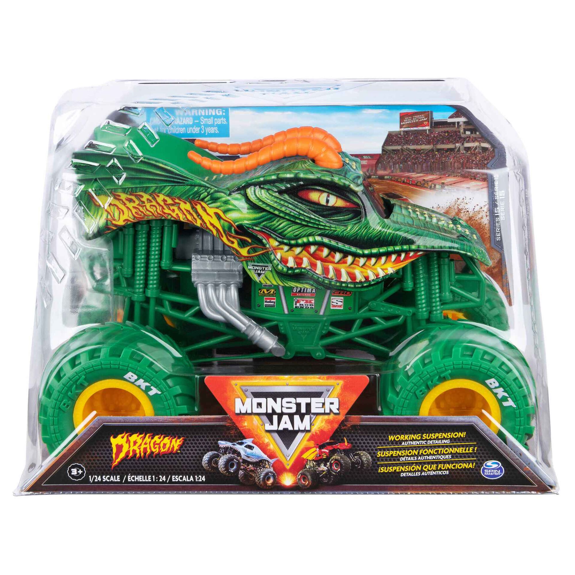 Veículos Monster Jam 1:24 (vários modelos)