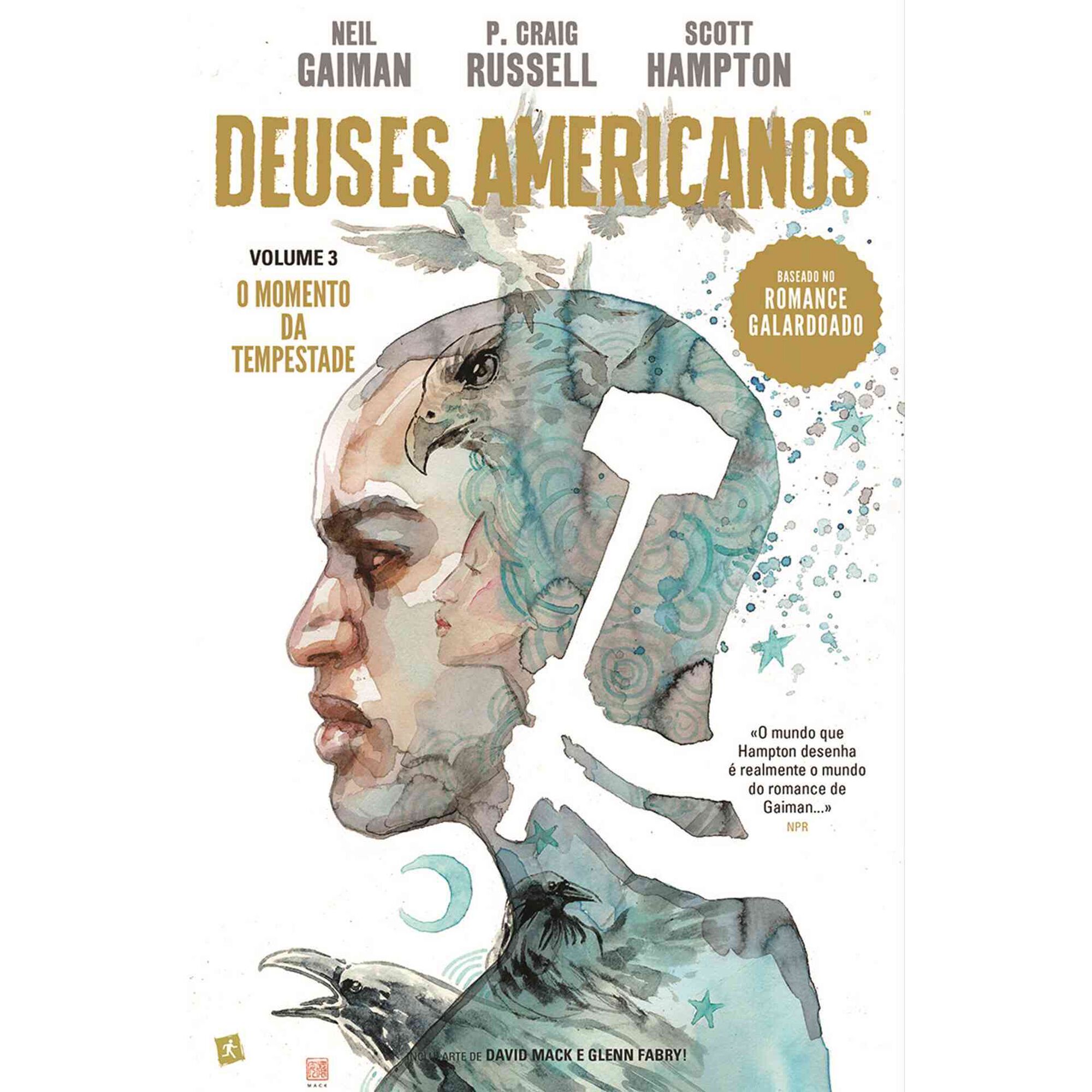 Deuses Americanos - O Momento da Tempestade (volume 3) de Neil Gaiman, P. Craig Russell e Scott Hampton